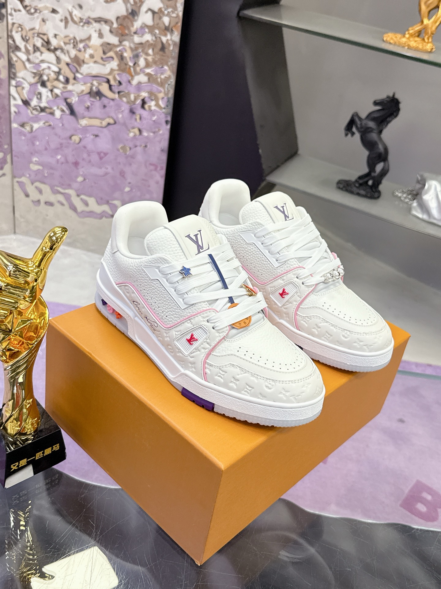 Louis Vuitton LV TARINE路易威登x Tyler 联名款 驴牌 L家 压花 休闲 运动鞋 滑板鞋