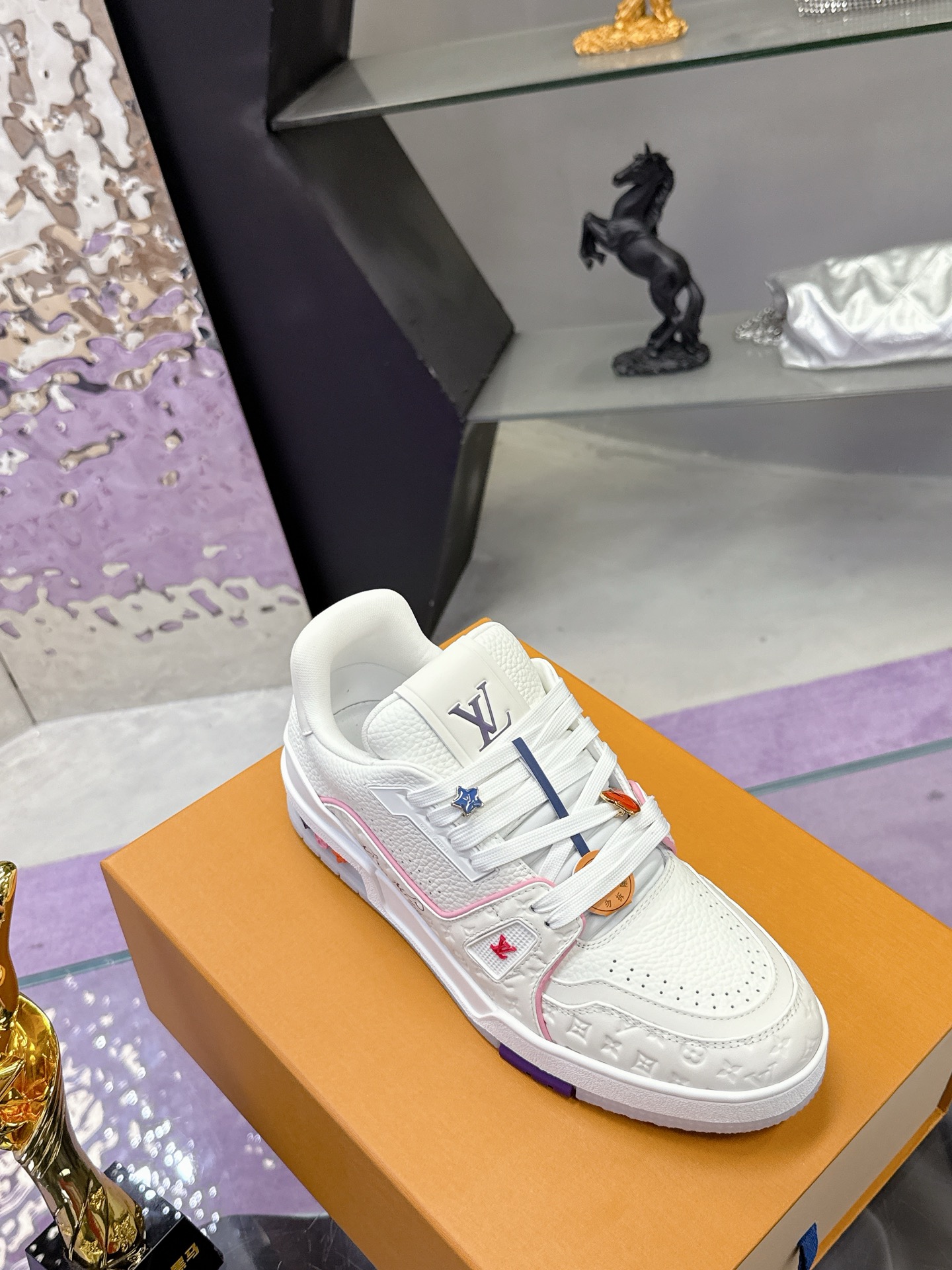 Louis Vuitton LV TARINE路易威登x Tyler 联名款 驴牌 L家 压花 休闲 运动鞋 滑板鞋