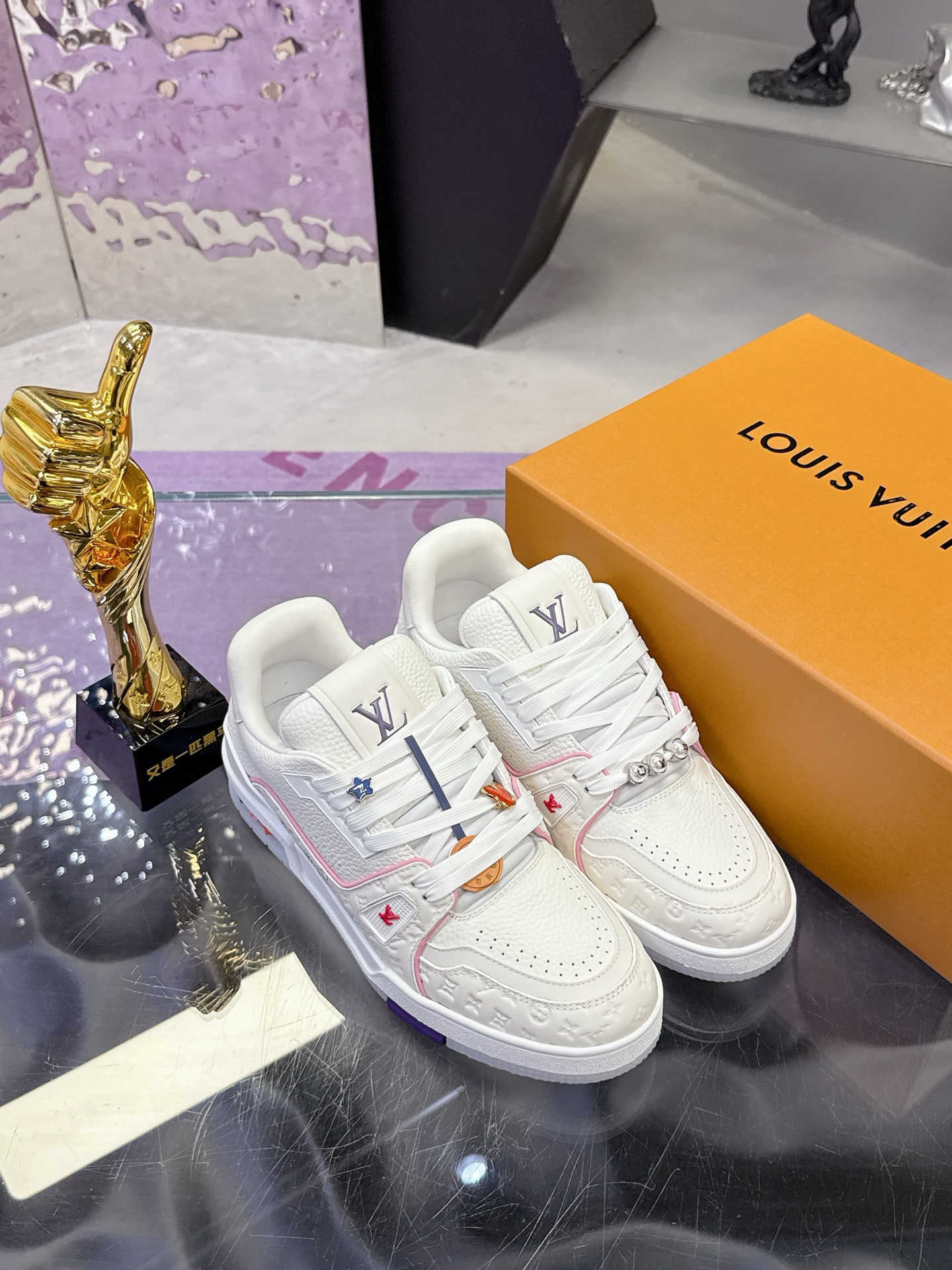 Louis Vuitton LV TARINE路易威登x Tyler 联名款 驴牌 L家 压花 休闲 运动鞋 滑板鞋