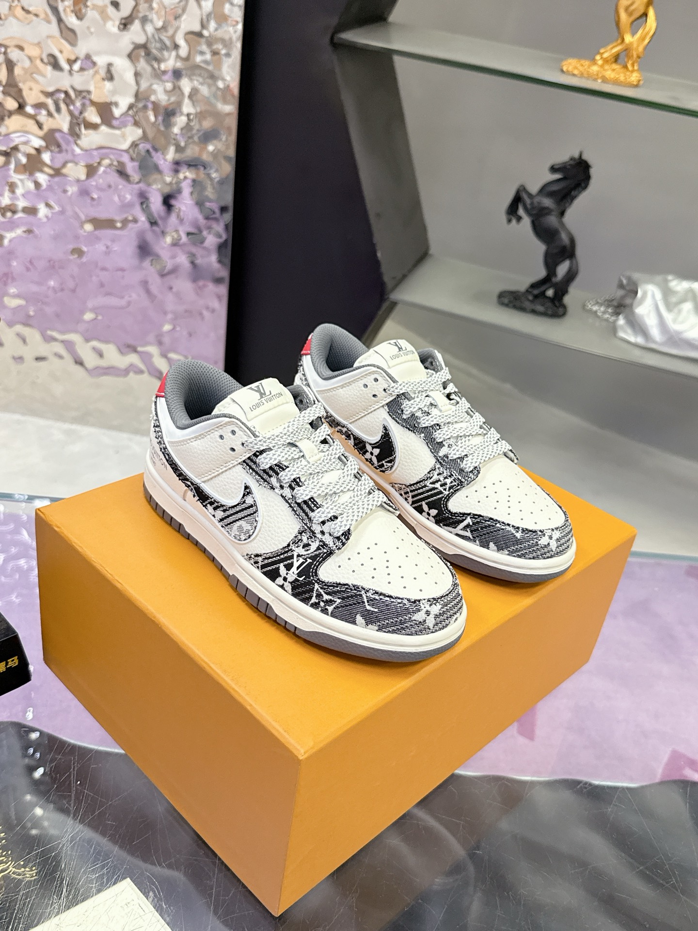 Louis Vuitton Nk 耐克 X Low LV联名-周年高端定制 低帮休闲板鞋