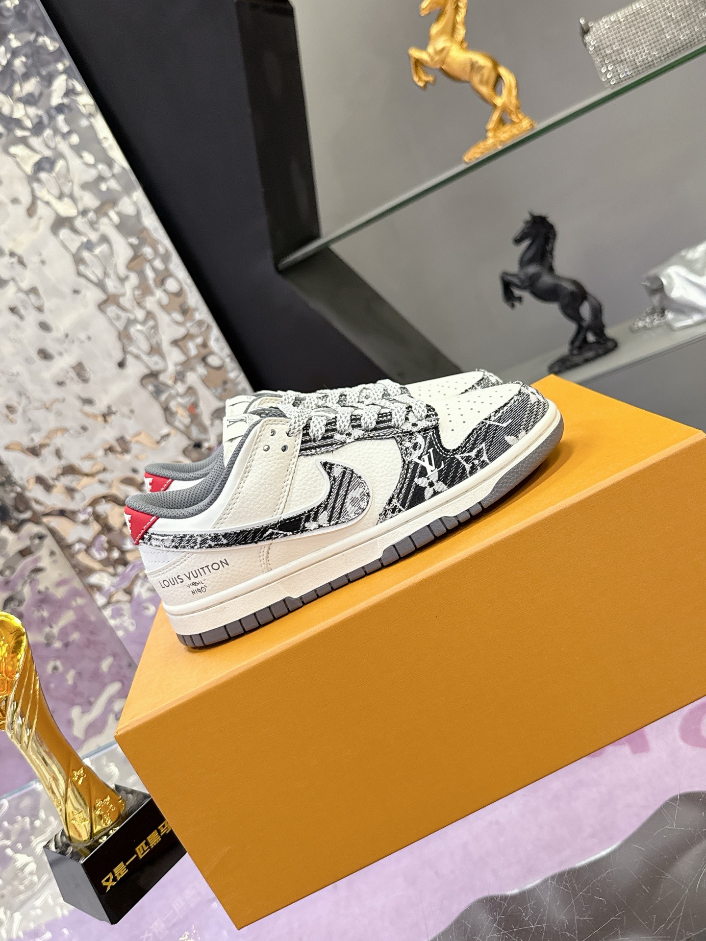 Louis Vuitton Nk 耐克 X Low LV联名-周年高端定制 低帮休闲板鞋