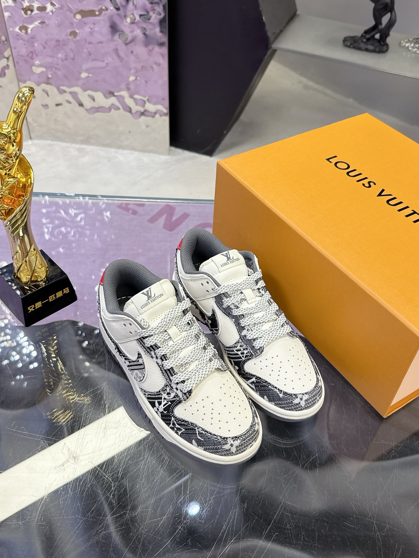 Louis Vuitton Nk 耐克 X Low LV联名-周年高端定制 低帮休闲板鞋