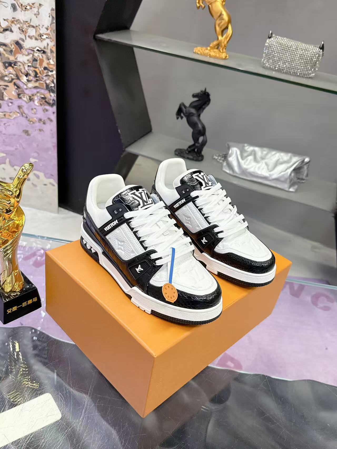 Louis Vuitton LV 路易威登L家 驴牌 Trainer系列 休闲 运动鞋 滑板鞋