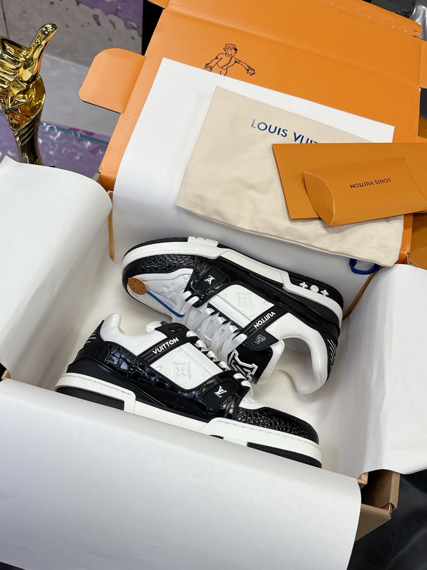 Louis Vuitton LV 路易威登L家 驴牌 Trainer系列 休闲 运动鞋 滑板鞋