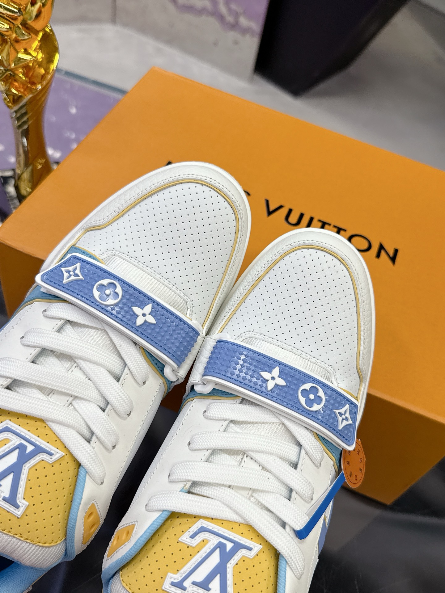 Louis Vuitton LV Trainer 新款魔术贴情侣款 スニーカー