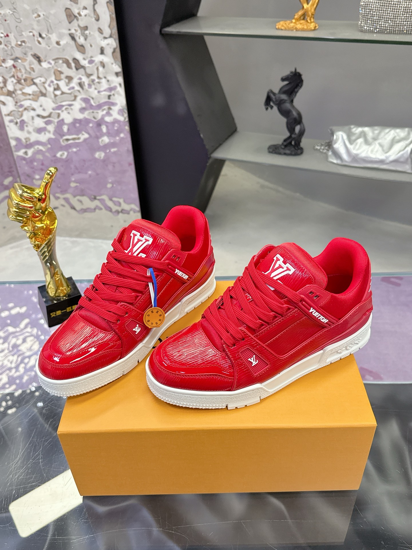 Louis Vuitton LV 路易威登L家 驴牌 Trainer系列 休闲 运动鞋 滑板鞋