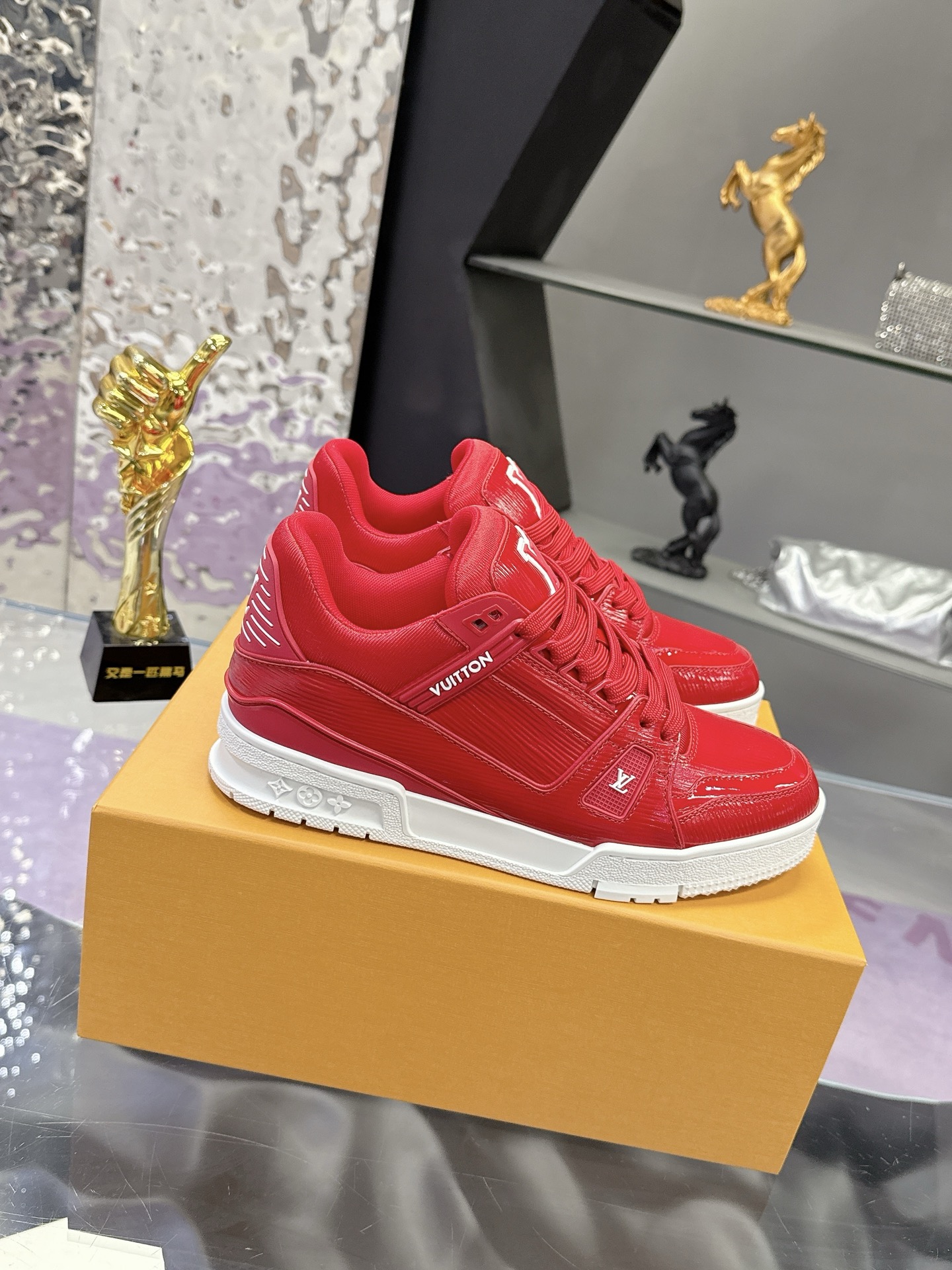 Louis Vuitton LV 路易威登L家 驴牌 Trainer系列 休闲 运动鞋 滑板鞋