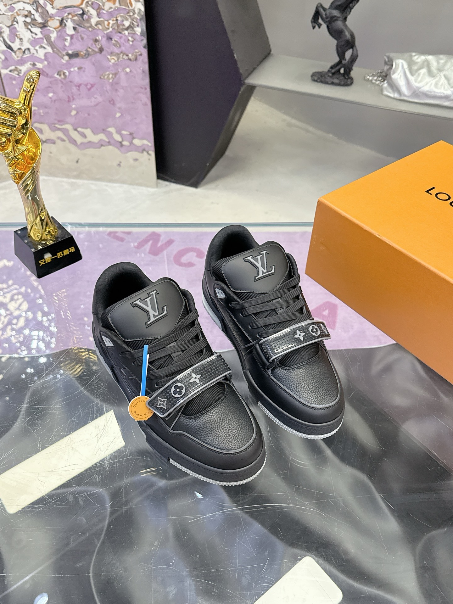 Louis Vuitton LV 路易威登L家 Trainer 25开春/新款 休闲 运动鞋 滑板鞋