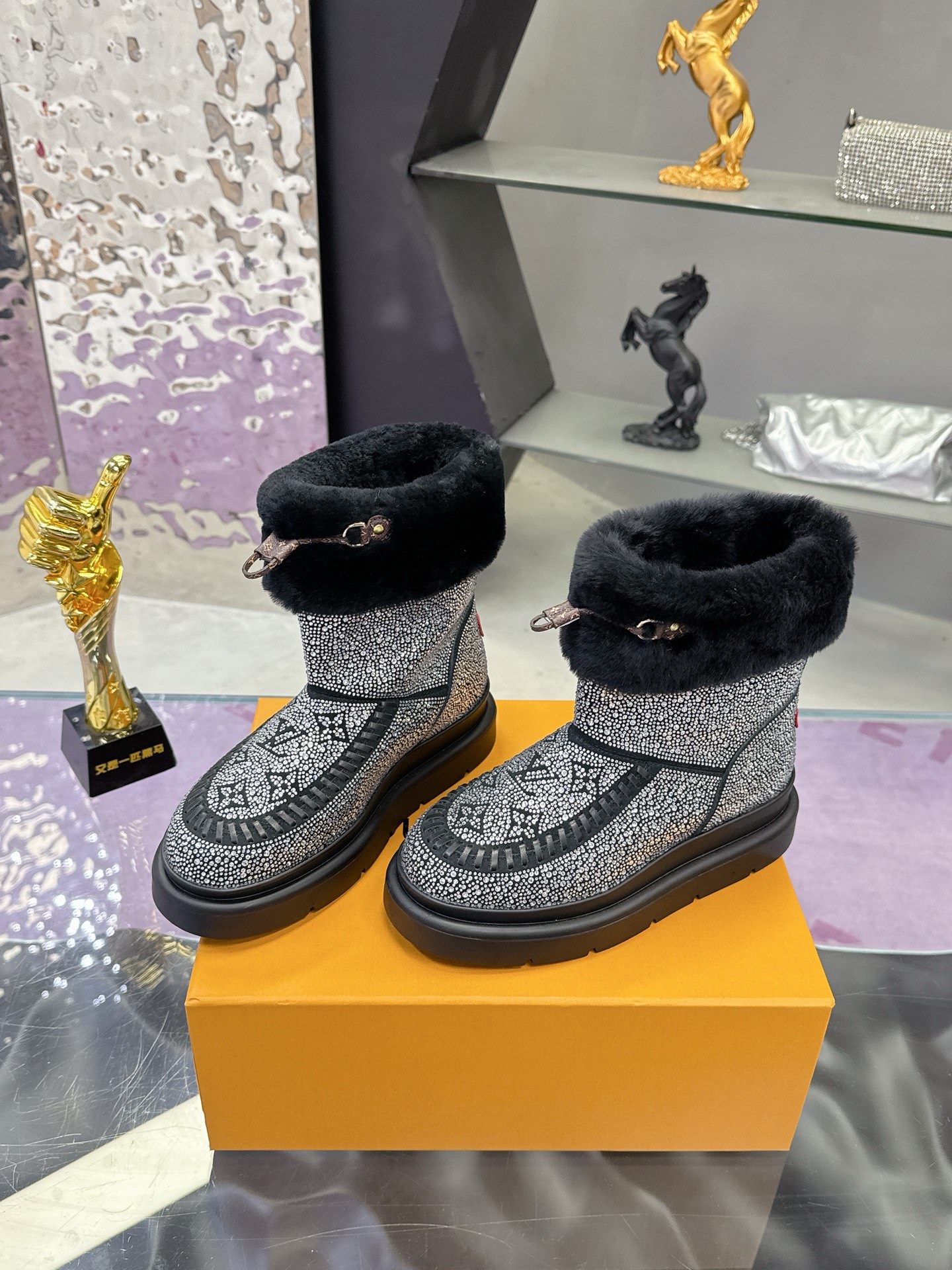 factoryLouis Vuitton 25 new ski series snow boots - Shoe 3