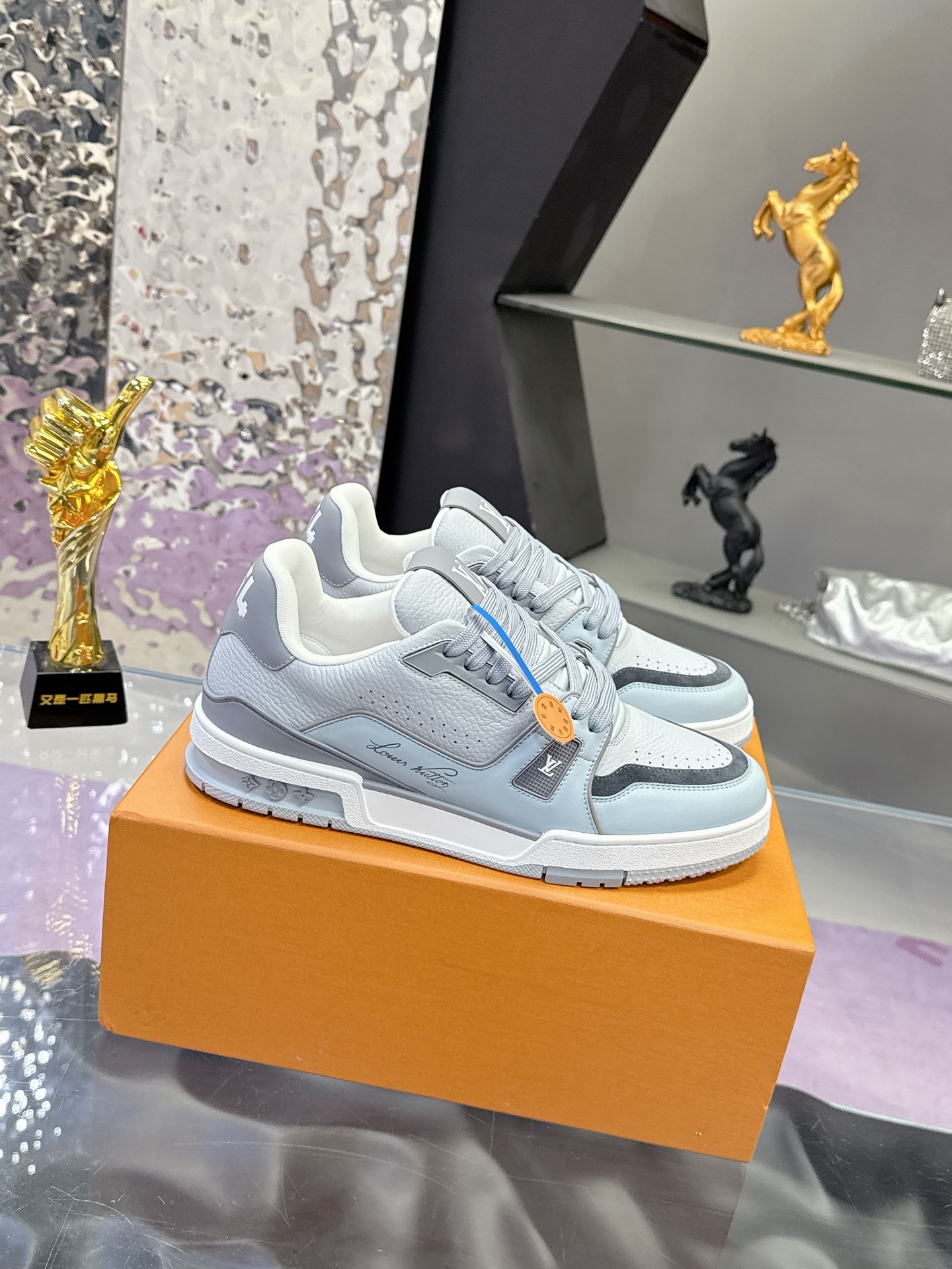 Louis Vuitton LV 路易威登L家 驴牌 Trainer系列 休闲 运动鞋 滑板鞋