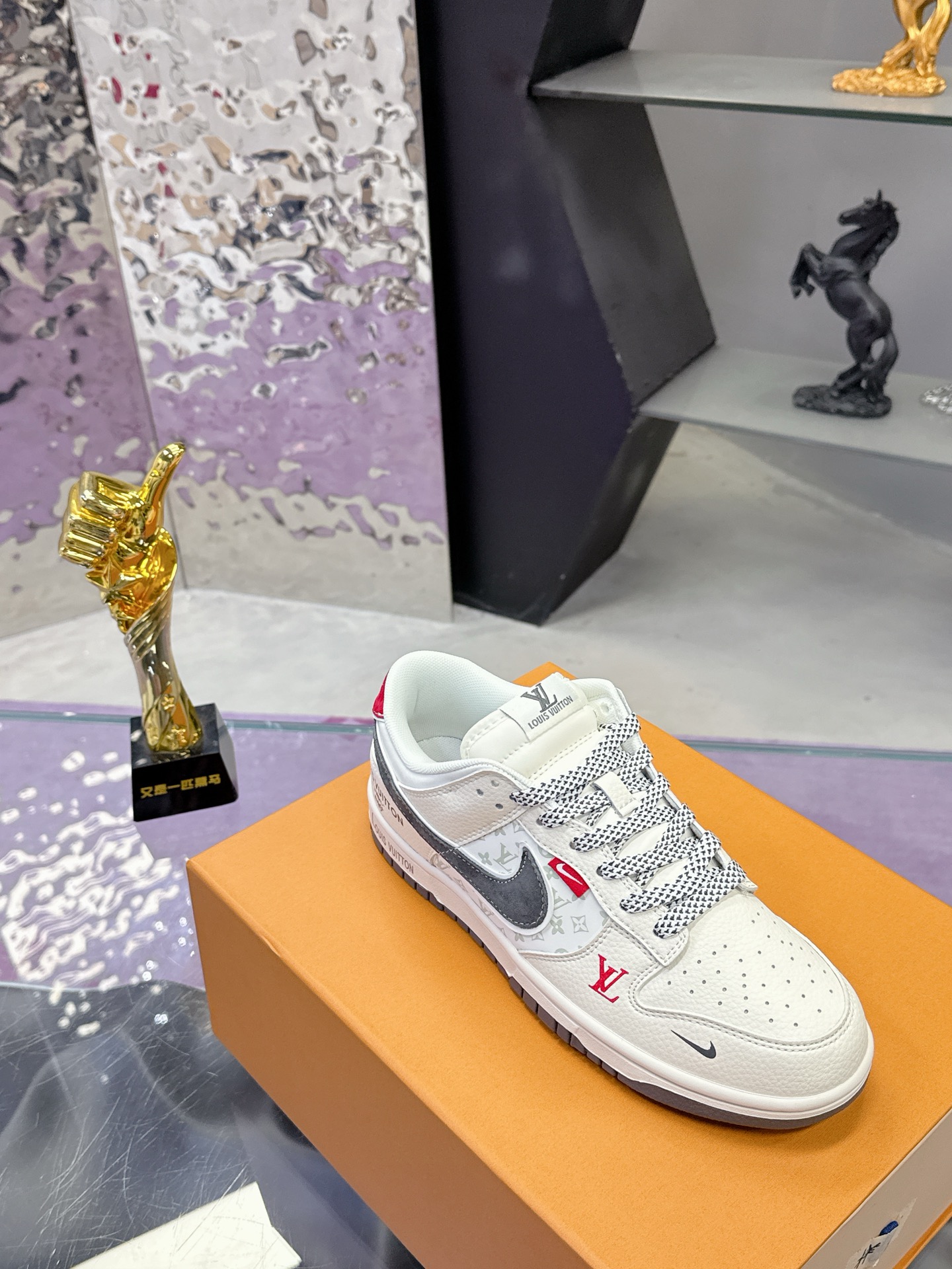 Louis Vuitton Nk 耐克 X Low LV联名-周年高端定制 低帮休闲板鞋