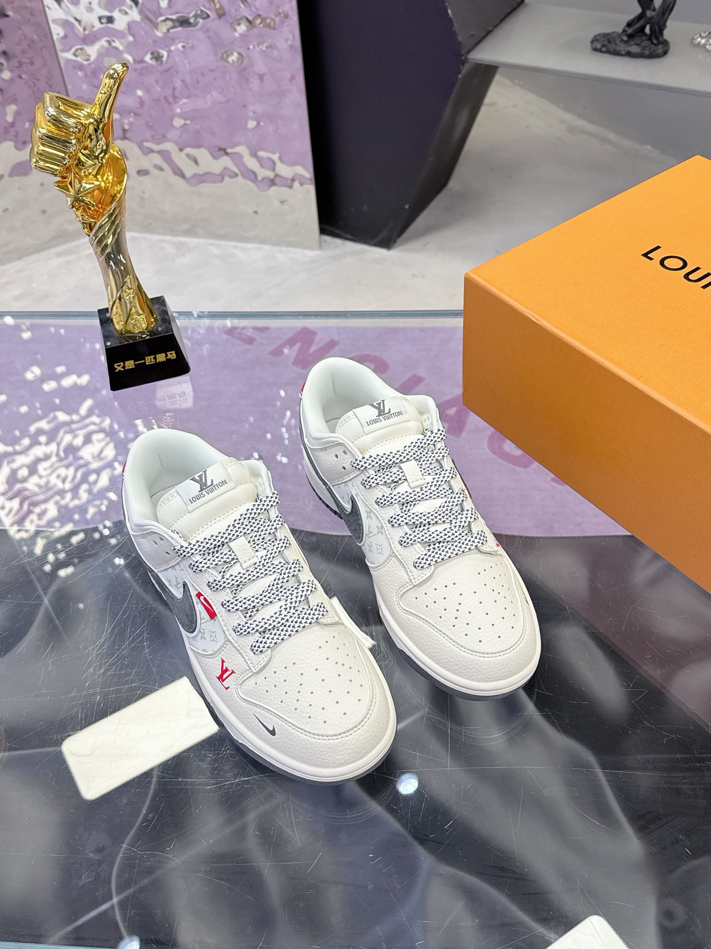 Louis Vuitton Nk 耐克 X Low LV联名-周年高端定制 低帮休闲板鞋