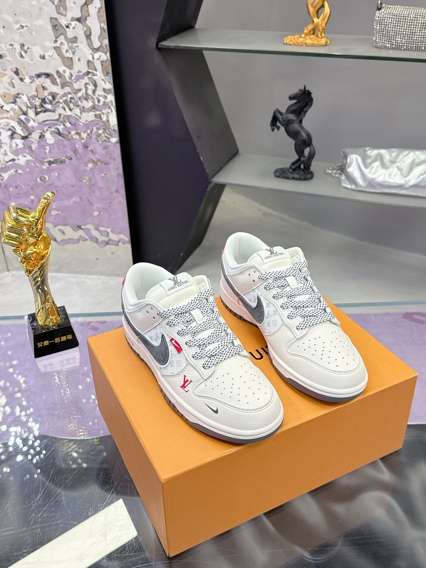 Louis Vuitton Nk 耐克 X Low LV联名-周年高端定制 低帮休闲板鞋