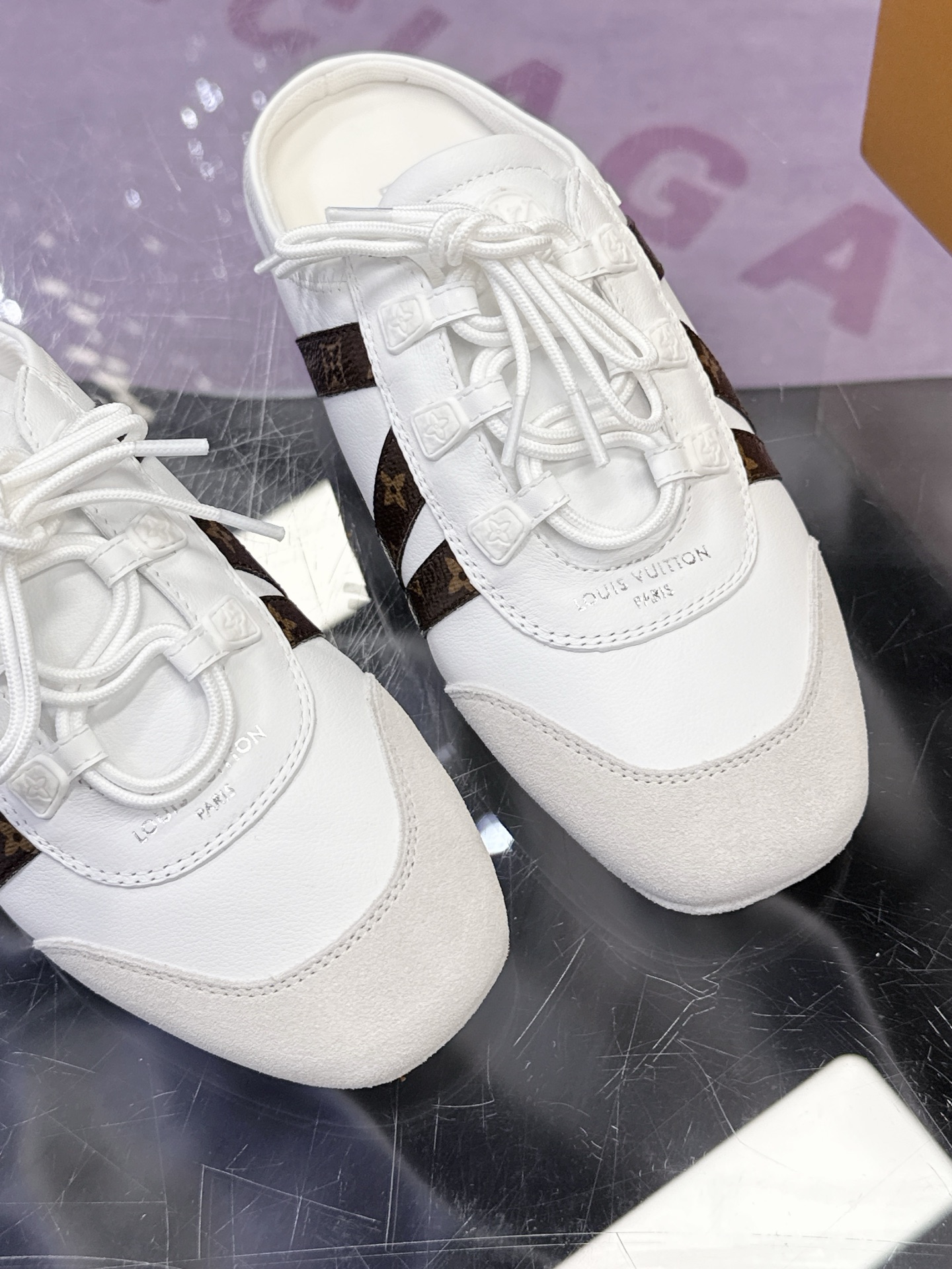 Louis Vuitton 最新Sneakerina系列 芭蕾运动鞋 德训鞋 休闲 平底鞋 半拖 8