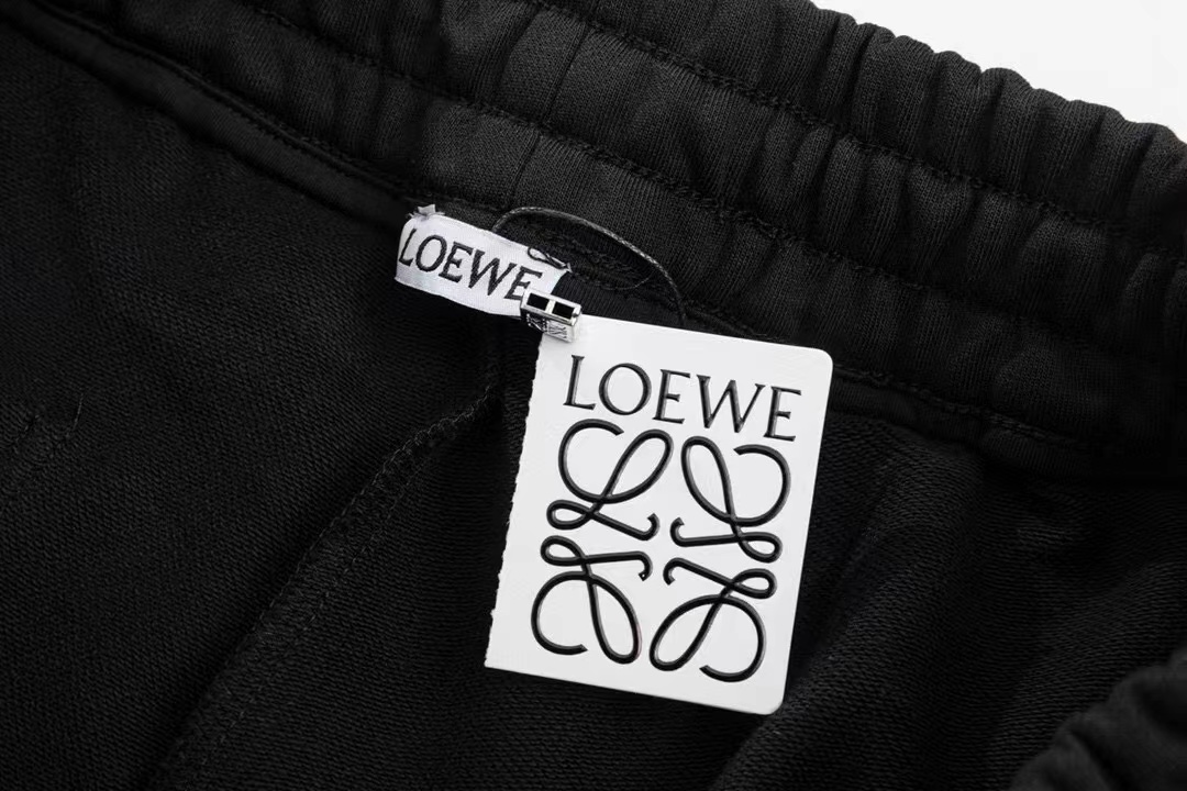 LOEWE 罗意威经典款 logo刺绣五分裤