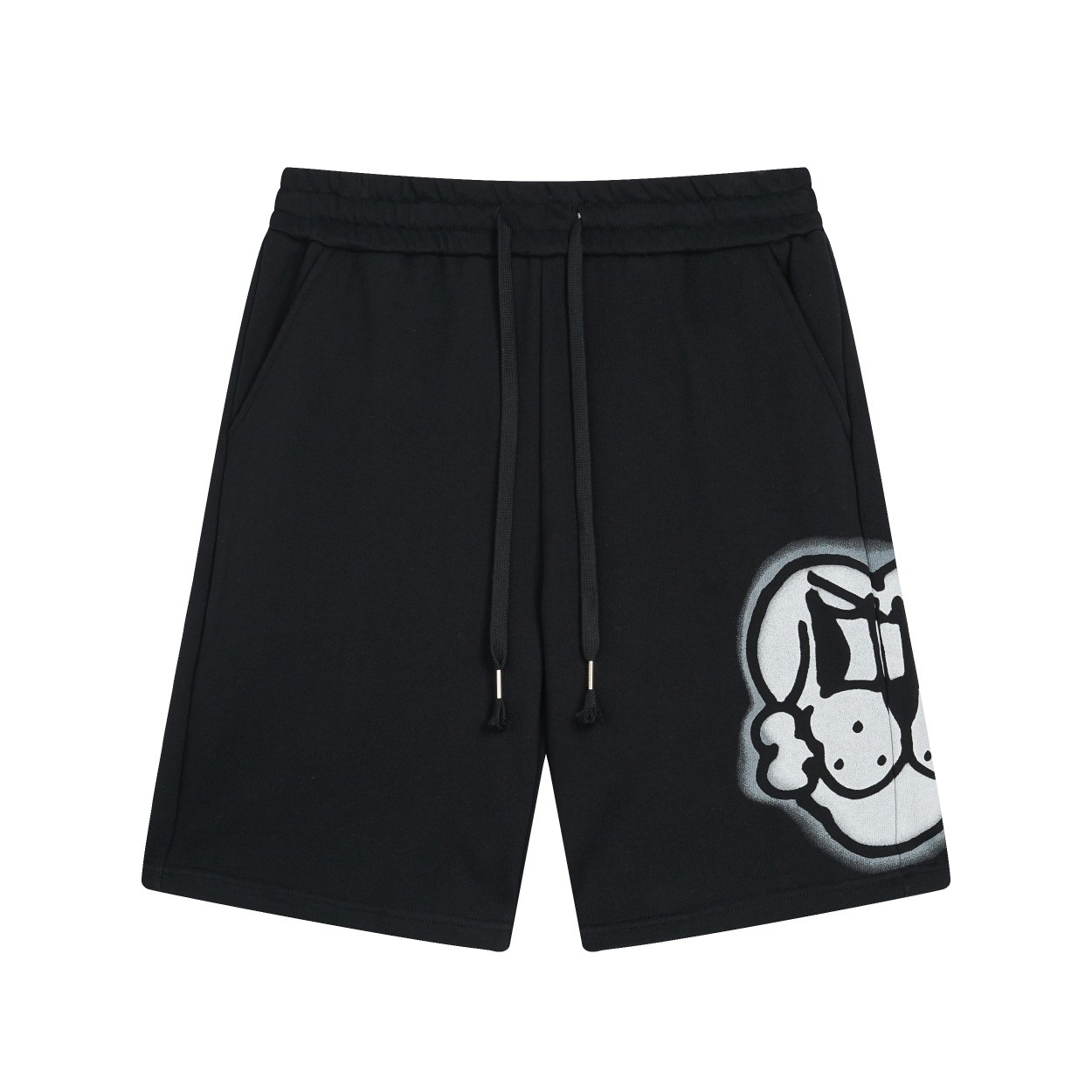 802 GIVENCHY Nuevo estilo de primavera y verano de Givenchy 2024S, pantalones tres cuartos, 360 gramos de tel…