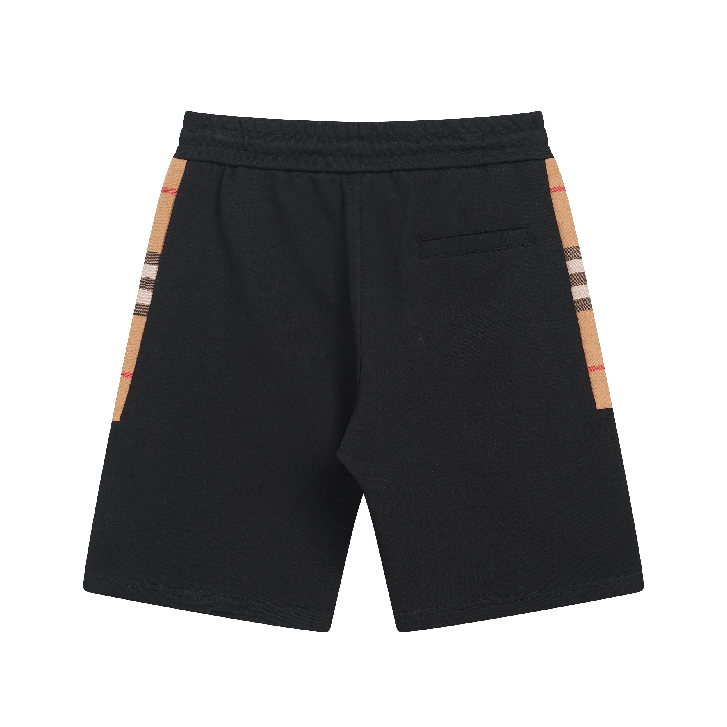 Burberry/巴宝莉 侧边网格线条短裤黑色-Chinese UA Cheap High Quatity Brand Clothes Bags handbags Sneakers wholesale wholesaler seller from China Factory suppliers Fashion Clothing Shoes best Quality Beautiful Price Burberry/巴宝莉 侧边网格线条短裤黑色