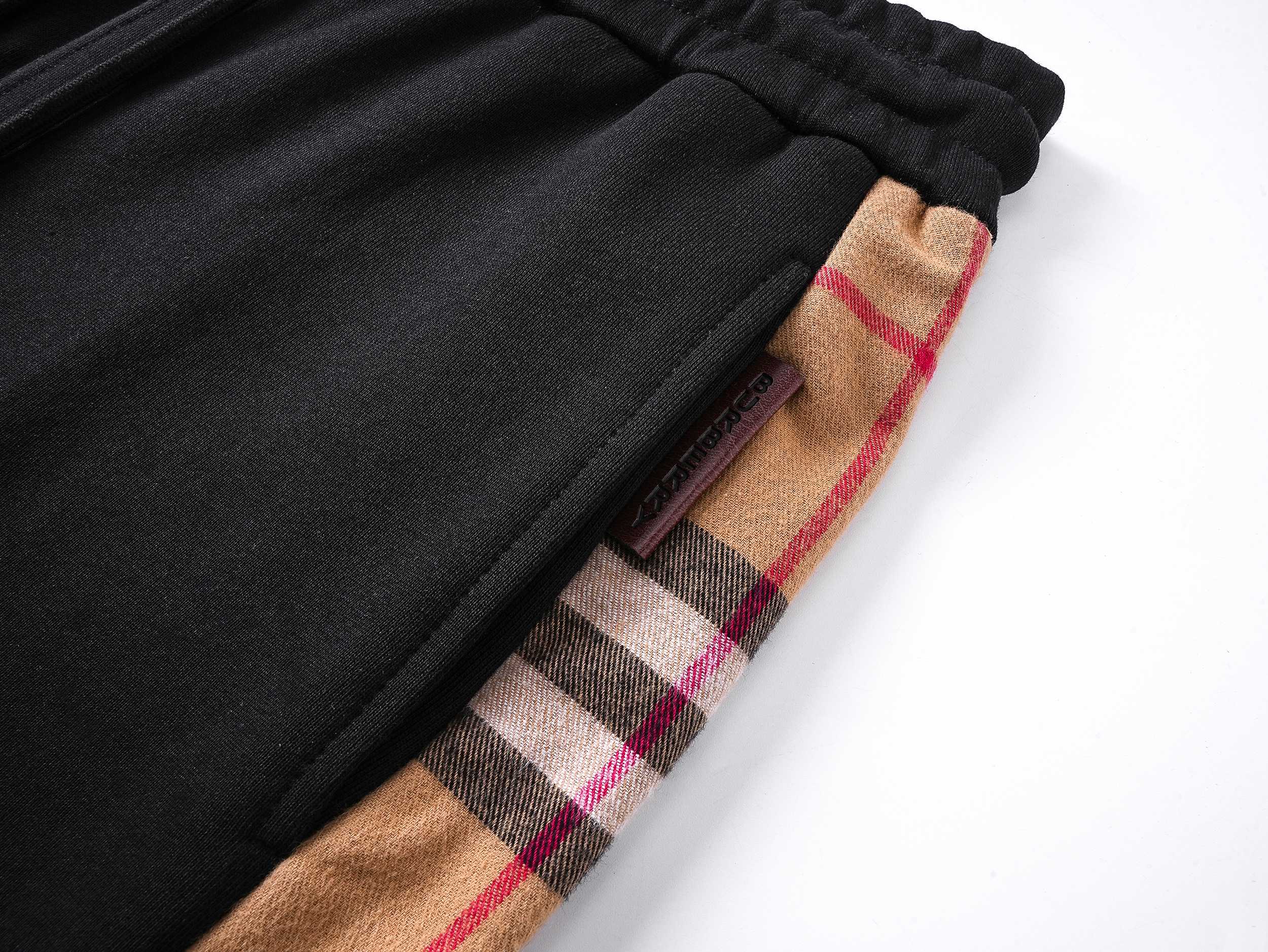 Burberry/巴宝莉 侧边网格线条短裤黑色-Chinese UA Cheap High Quatity Brand Clothes Bags handbags Sneakers wholesale wholesaler seller from China Factory suppliers Fashion Clothing Shoes best Quality Beautiful Price Burberry/巴宝莉 侧边网格线条短裤黑色