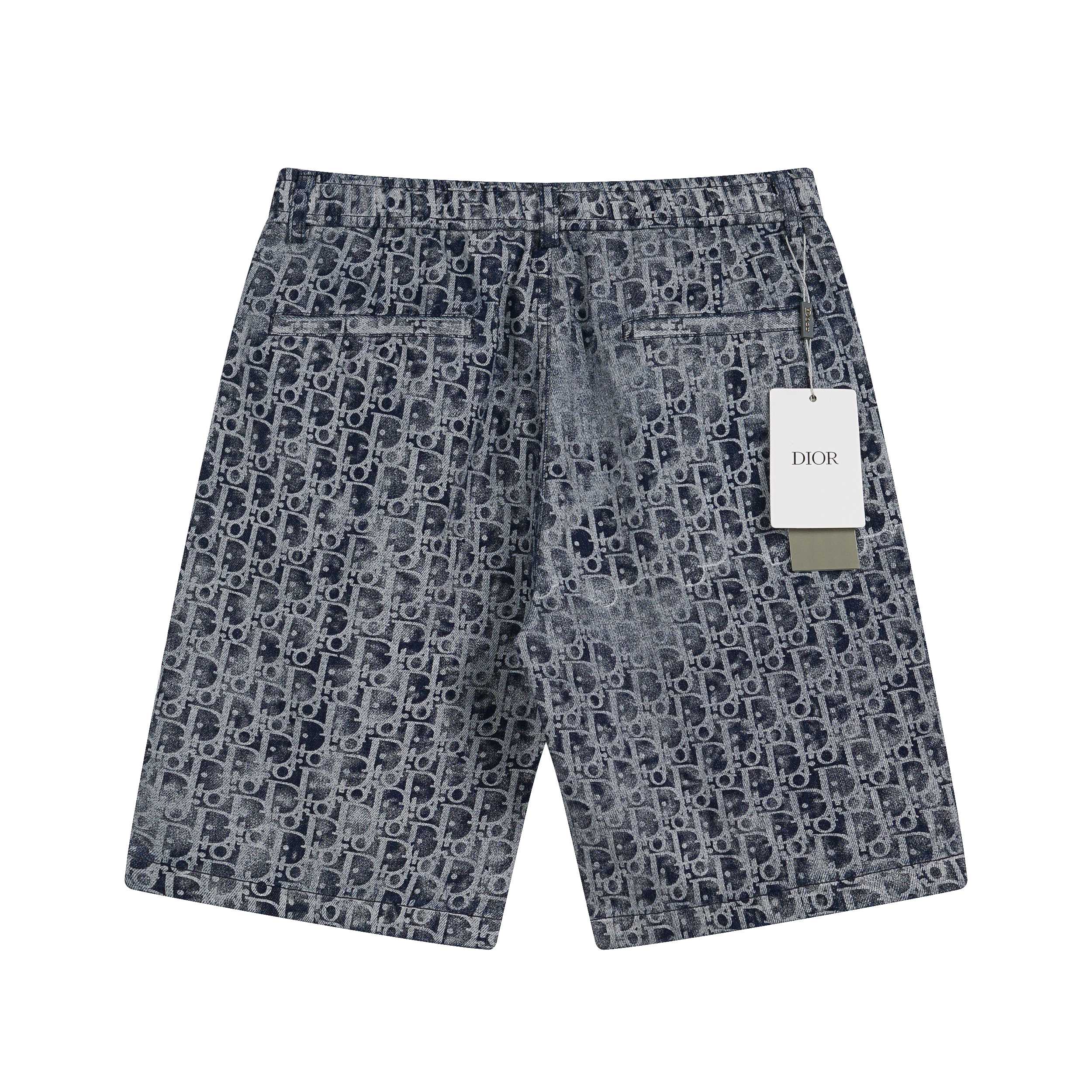 Dior/迪奥 25ss 满印牛仔短裤 兰-Chinese UA Cheap High Quatity Brand Clothes Bags handbags Sneakers wholesale wholesaler seller from China Factory suppliers Fashion Clothing Shoes best Quality Beautiful Price Dior/迪奥 25ss 满印牛仔短裤 兰