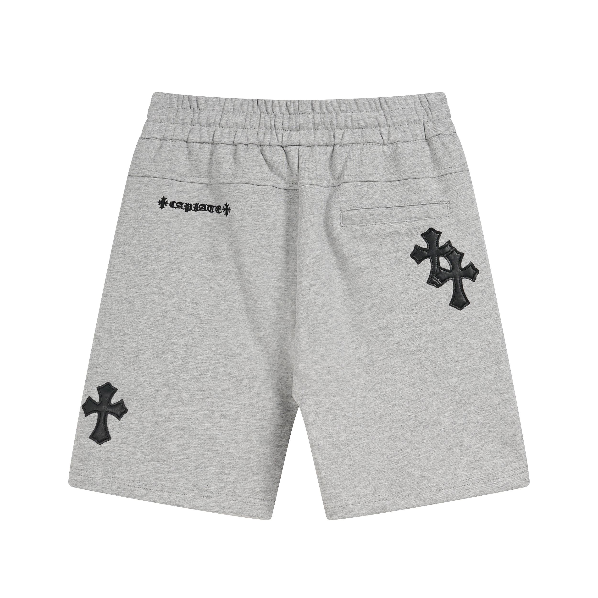 Chrome Hearts/克罗心 25ss 刺绣皮标短裤 克罗心-Chinese UA Cheap High Quatity Brand Clothes Bags handbags Sneakers wholesale wholesaler seller from China Factory suppliers Fashion Clothing Shoes best Quality Beautiful Price Chrome Hearts/克罗心 25ss 刺绣皮标短裤 克罗心