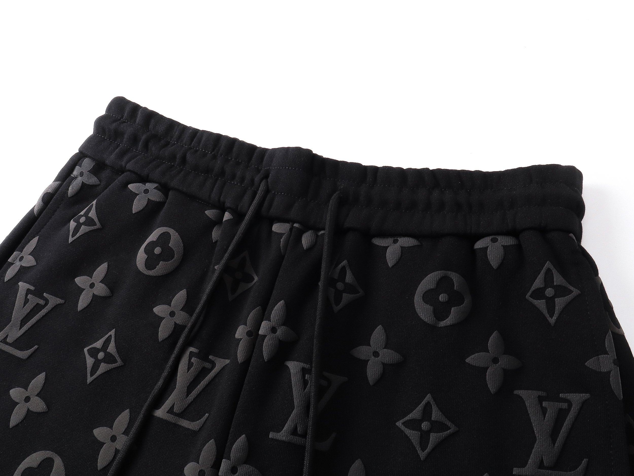 Louis Vuitton 路易威登 25ss 满印老花短裤 黑