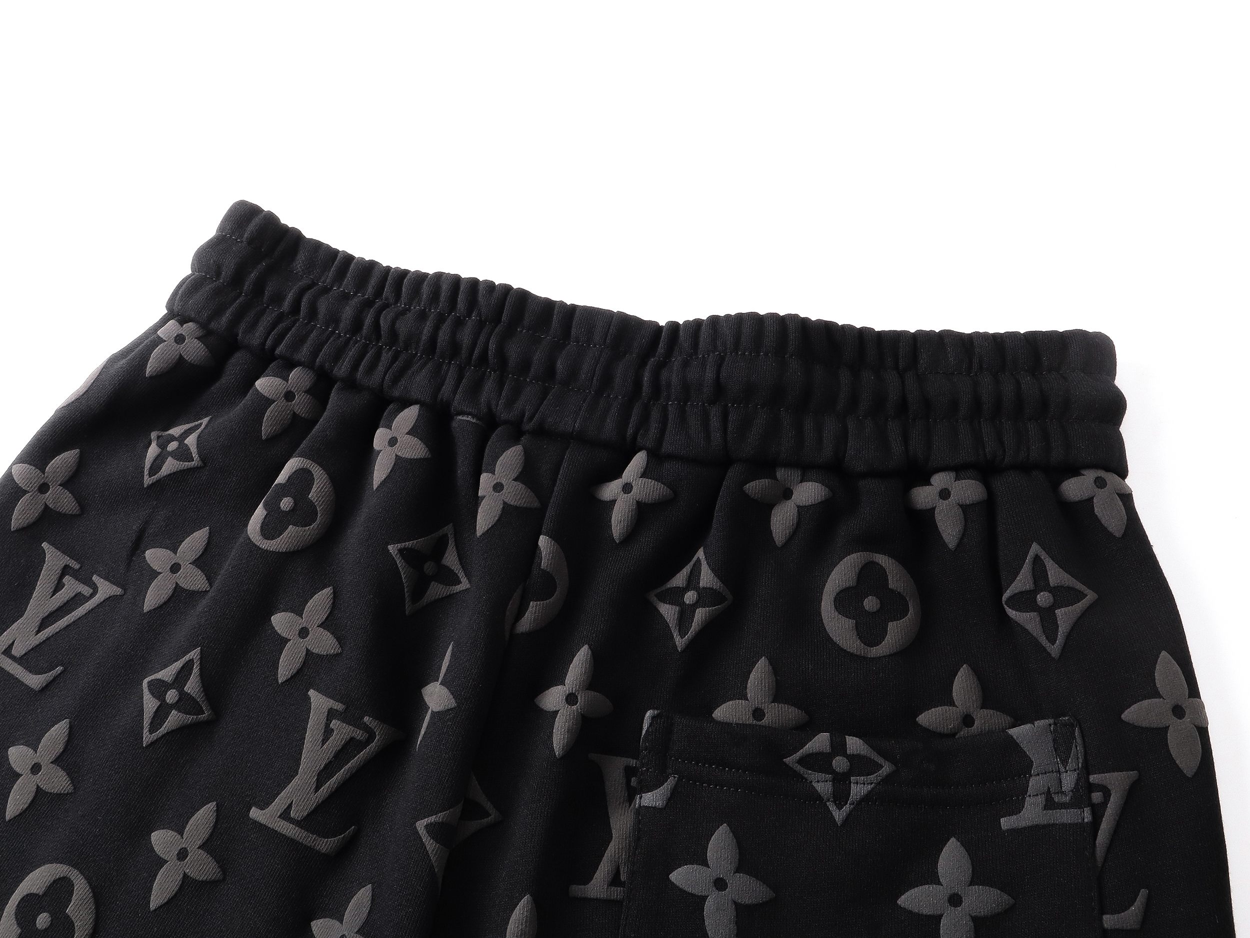 Louis Vuitton 路易威登 25ss 满印老花短裤 黑