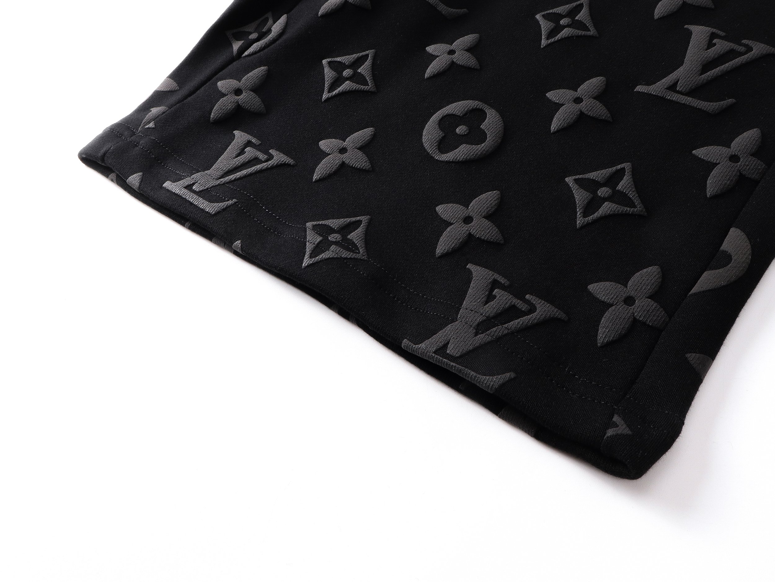 Louis Vuitton 路易威登 25ss 满印老花短裤 黑