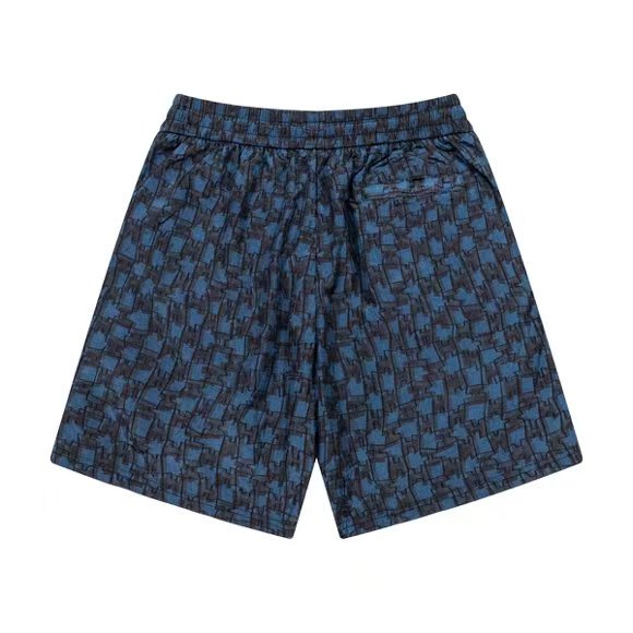 Hermes/爱马仕 26ss 满印短裤 宝兰色