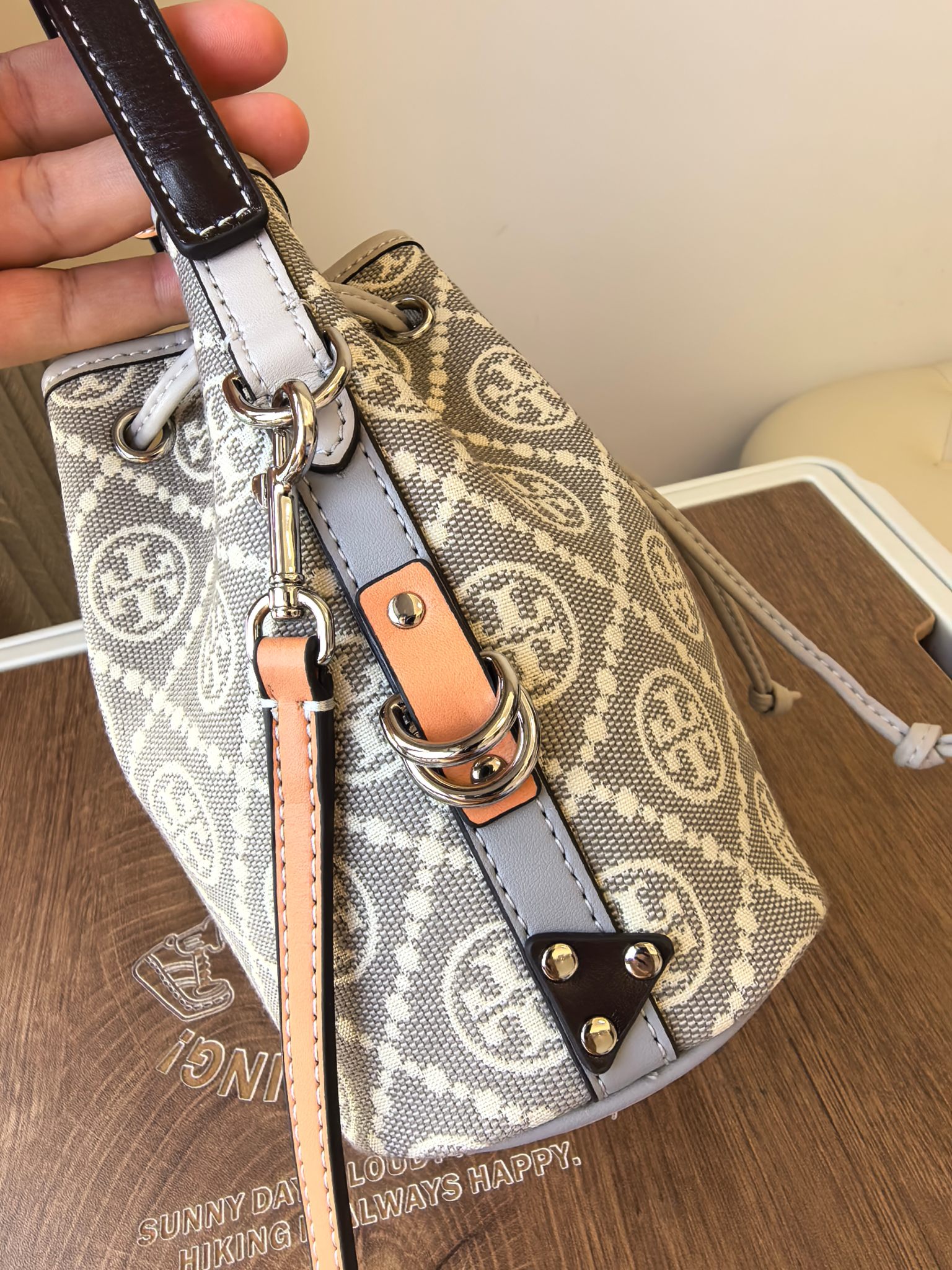 Tory Burch 1616A新款老花【灰色】TORY