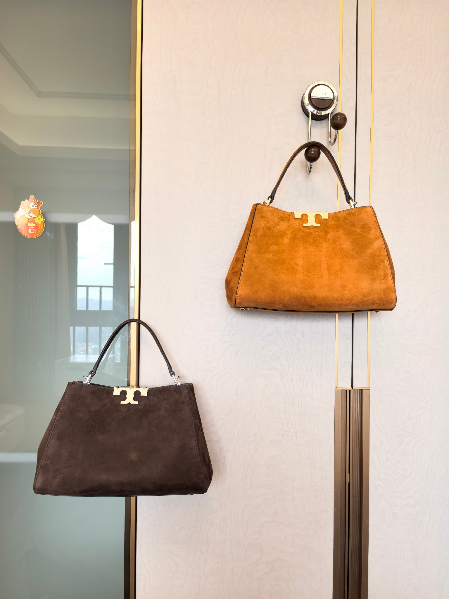Tory Burch ～编号995 中号TORY BURCH 汤丽柏琦新品Eleanor手提包 碰上惊喜