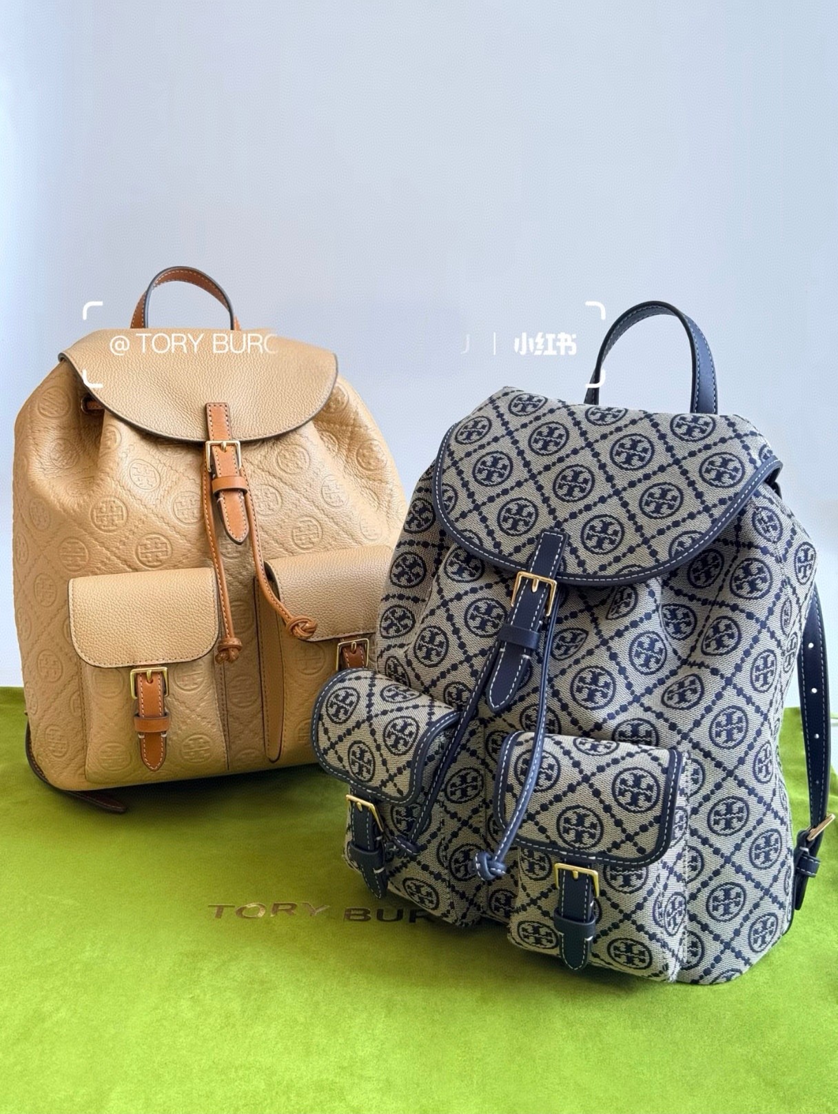 Tory Burch 编号705 这两只双肩包我真的选不出来 一个温柔优雅，一个