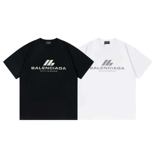 Balenciaga Ib Logo Printed Short Sleeve Cotton T-Shirt Loose Fit Classic 1 Balenciaga Ib Logo Printed Short Sleeve Cotton T-Shirt Loose Fit Classic