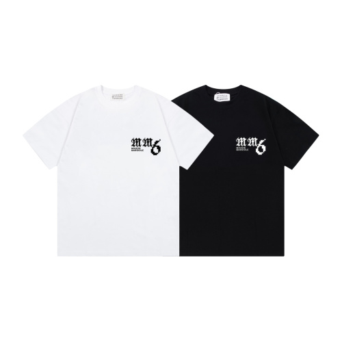 Maison Margiela MM6 Logo Print Cotton T-Shirt Short Sleeve Unisex 1 Maison Margiela MM6 Logo Print Cotton T-Shirt Short Sleeve Unisex