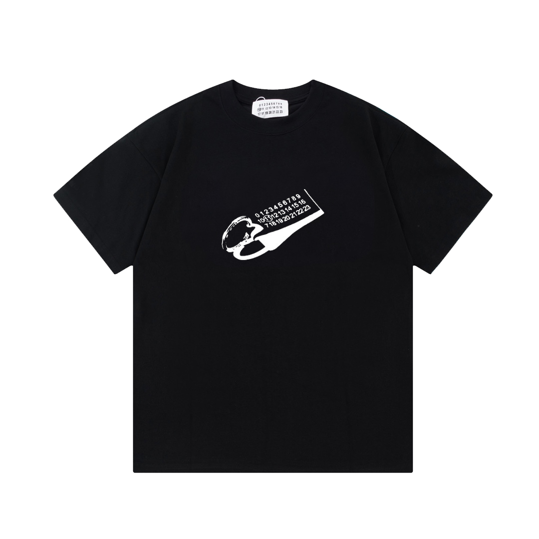 Maison Margiela Camiseta Estampada con Logo de Tijeras para Hombre y Mujer 5 i1741028114607 9401 0 3