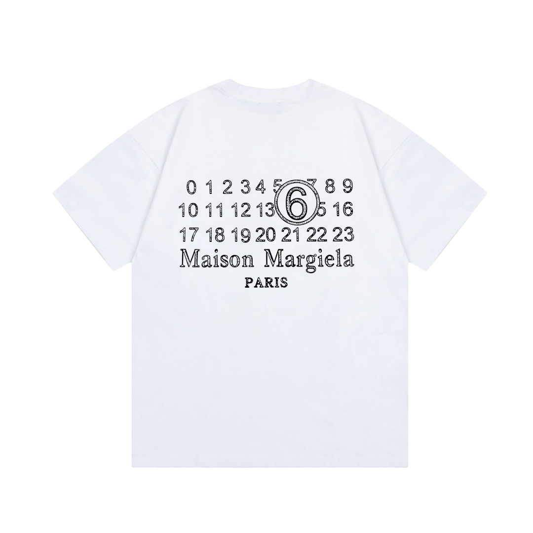 Maison Margiela Camiseta con Logo Numérico Unisex - 25SS Edición Limitada 4 i1741549277096 1735 0 2