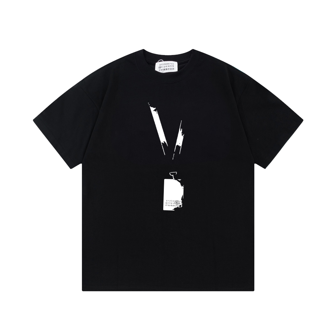 Maison Margiela Camiseta con Estampado de Logotipo, Unisex, Algodón Premium 5 i1741549513922 644 0 3