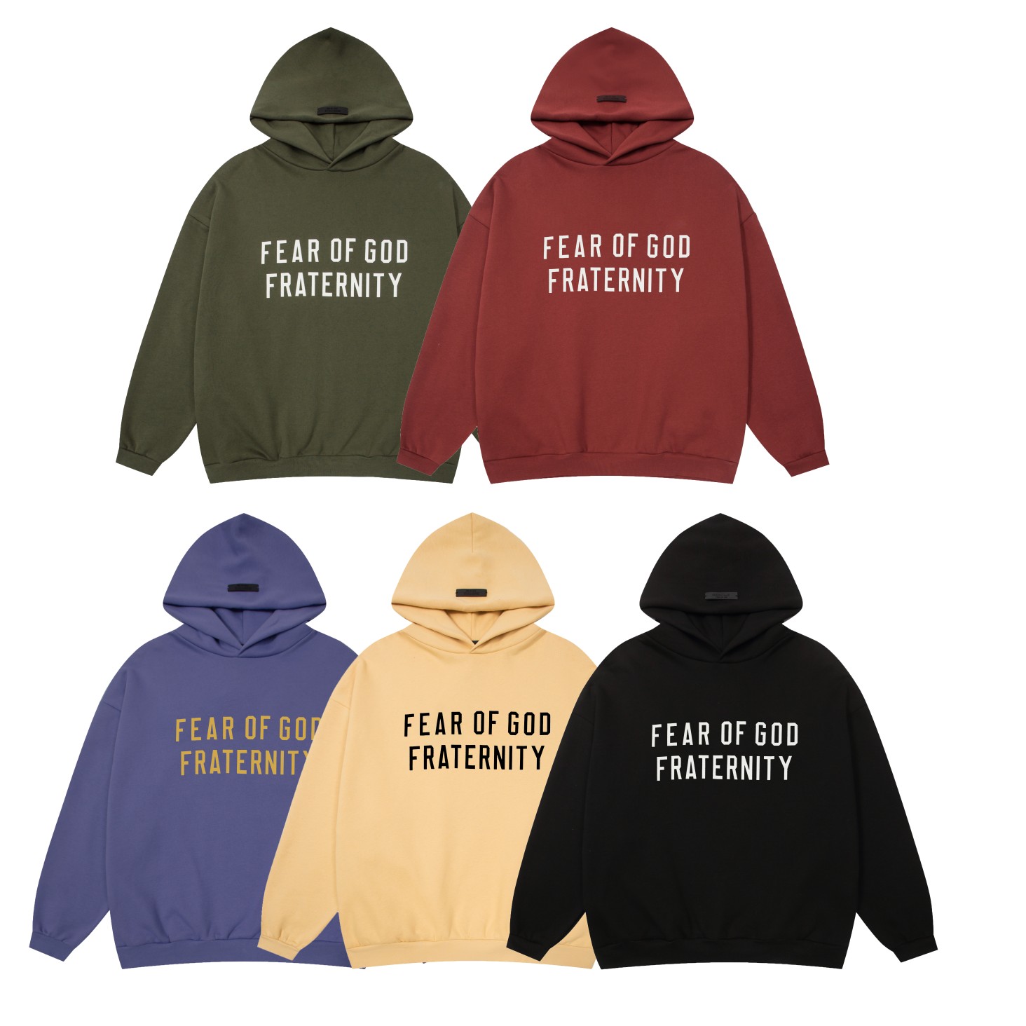 “FEAR OF GOD Double-Packed Hoodie in Various Colors and Sizes LM851#”