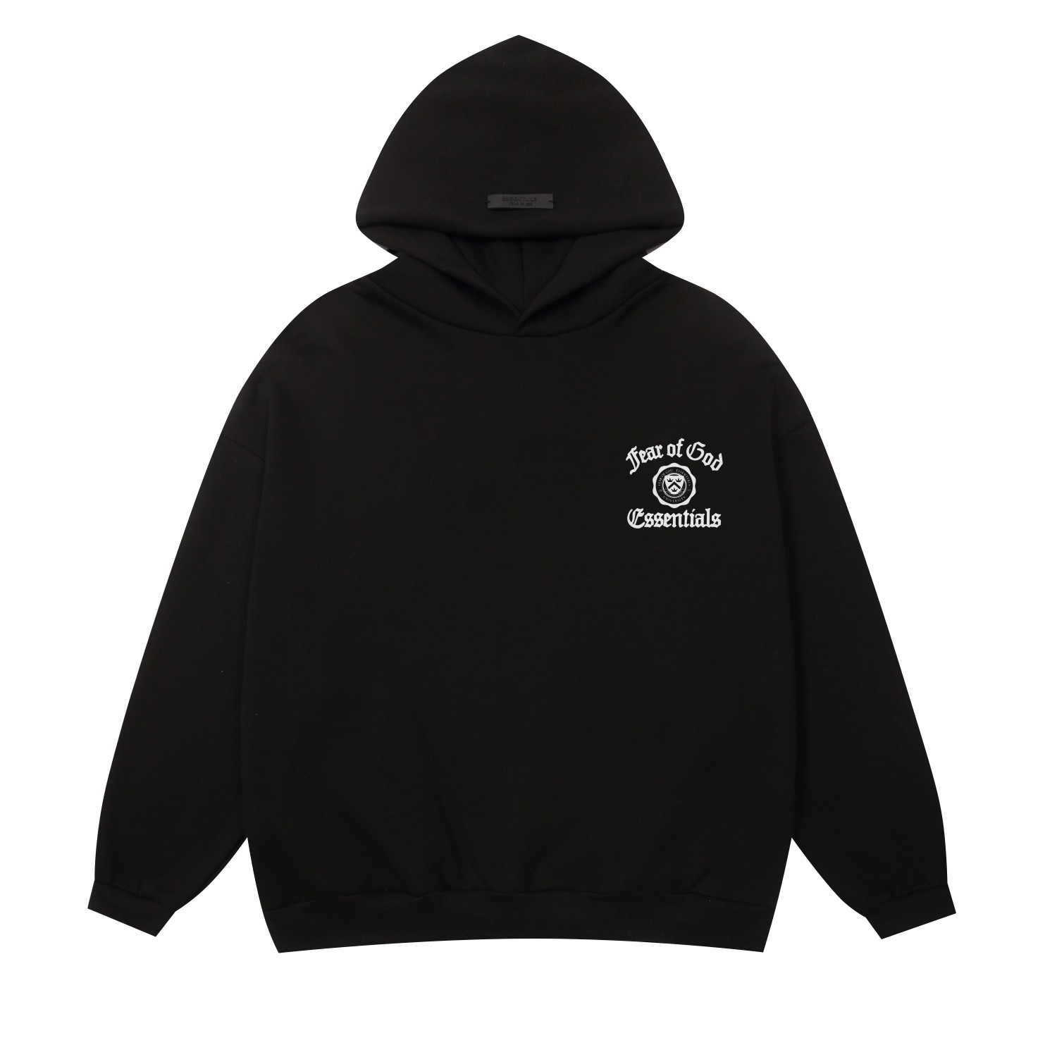 FEAR OF GOD Ivory White Hoodie with Star Pattern in Multiple Sizes - 图片 2