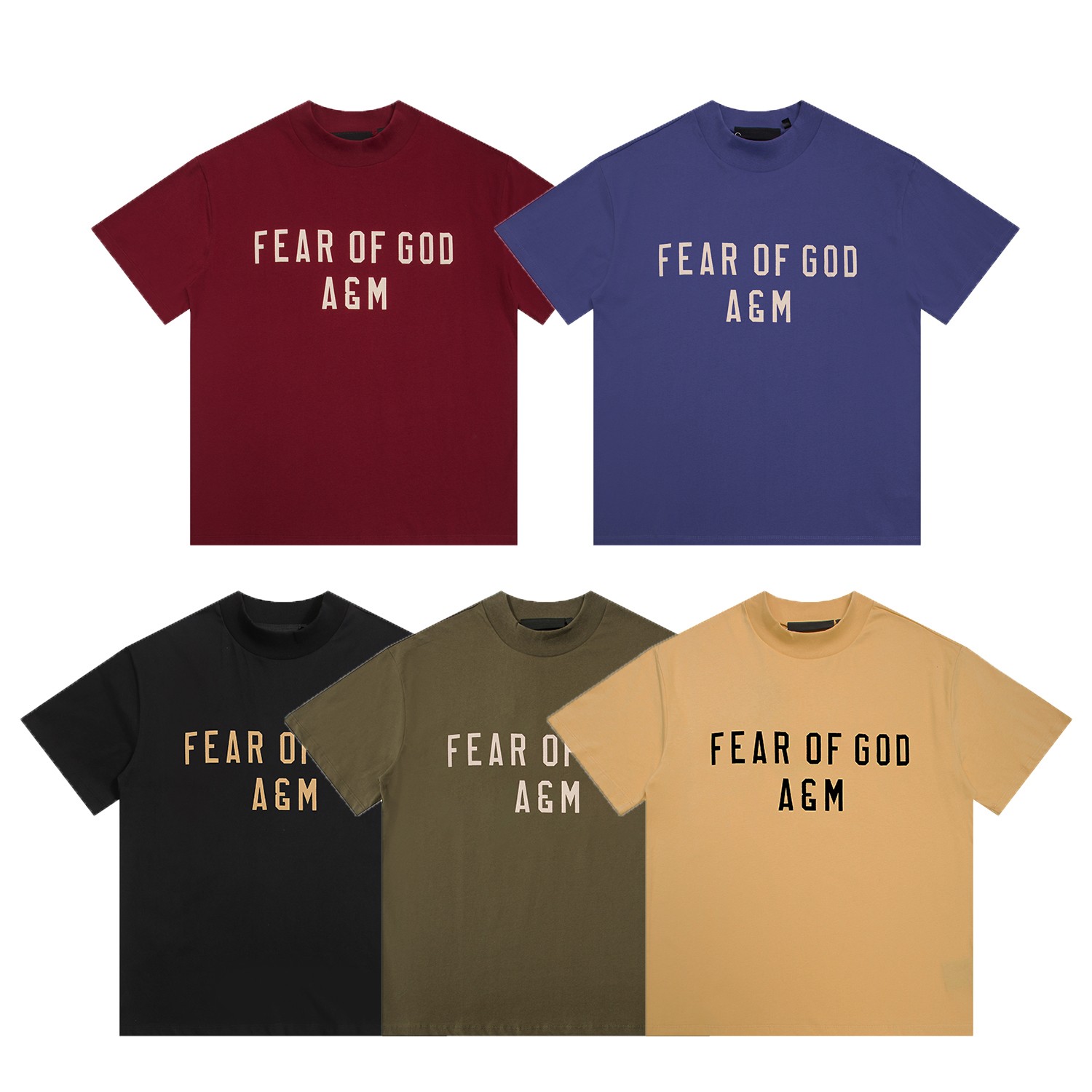 ESSENTIALS 24ss fog印花字母短袖T恤
款号：E2345# 
颜色：幽兰紫...