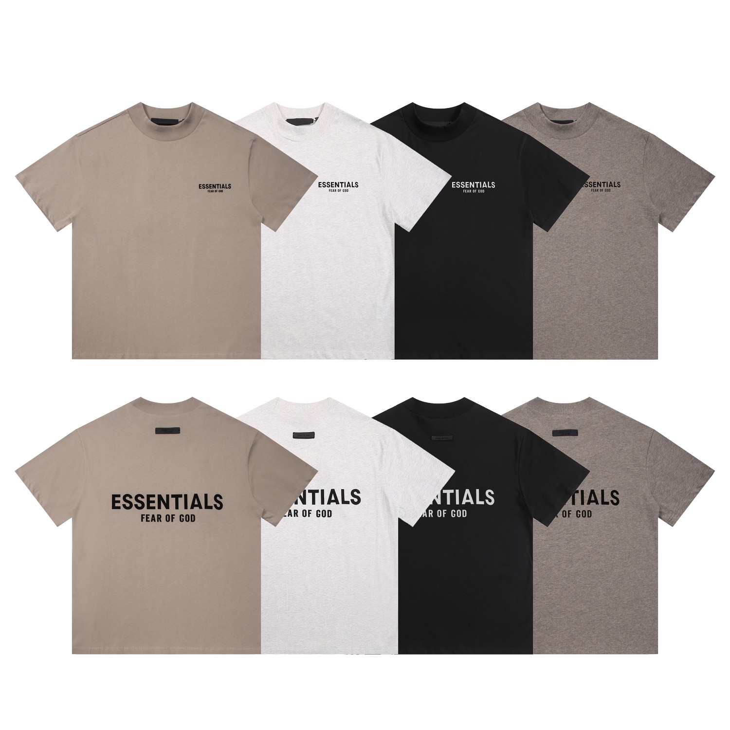 FOG FEAR OF GOD 复线ESSENTIALS 字母纯棉宽松短袖T恤
款号：E2355#...