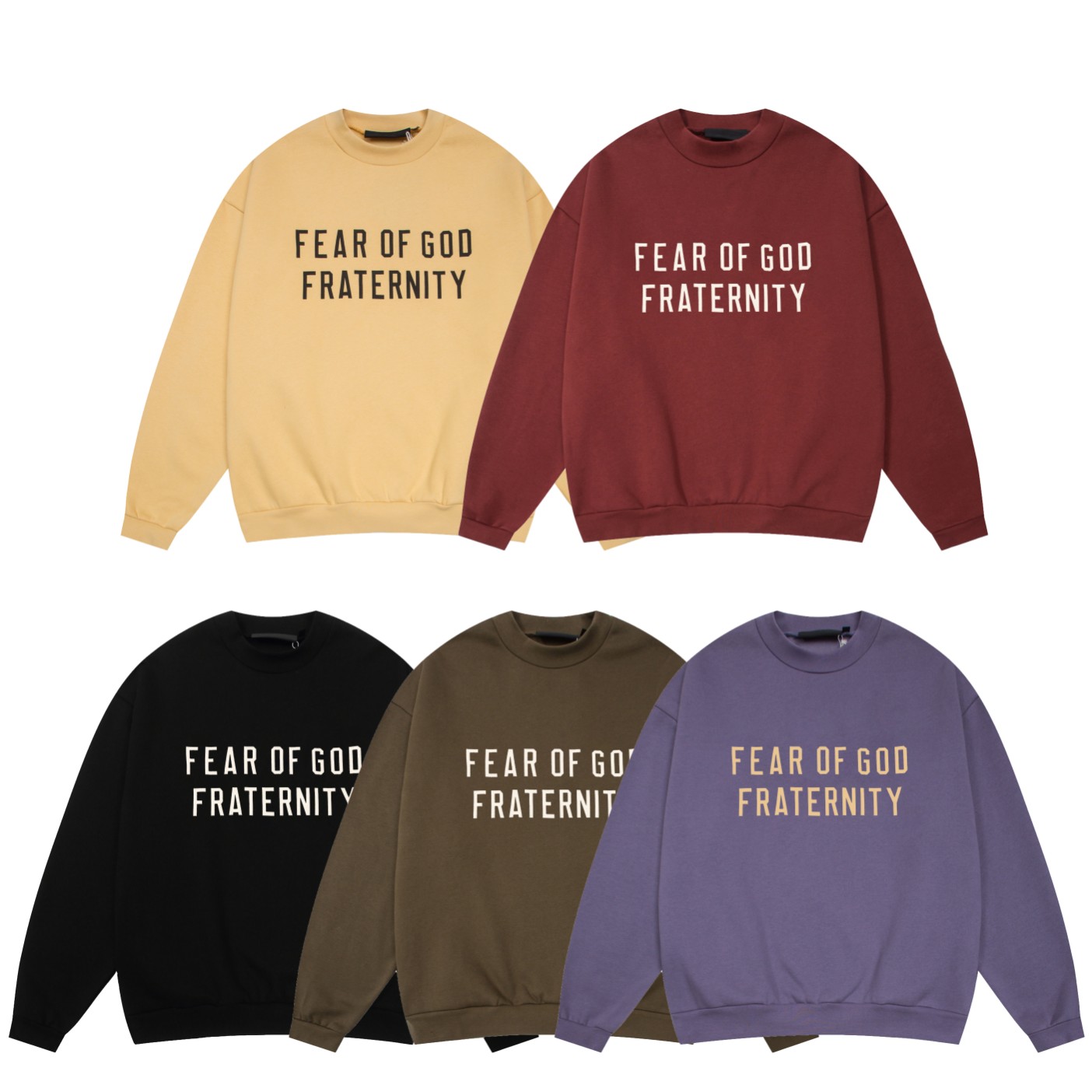 FEAR OF GOD Fraternity Section Y1841# Color Options and Sizes Available