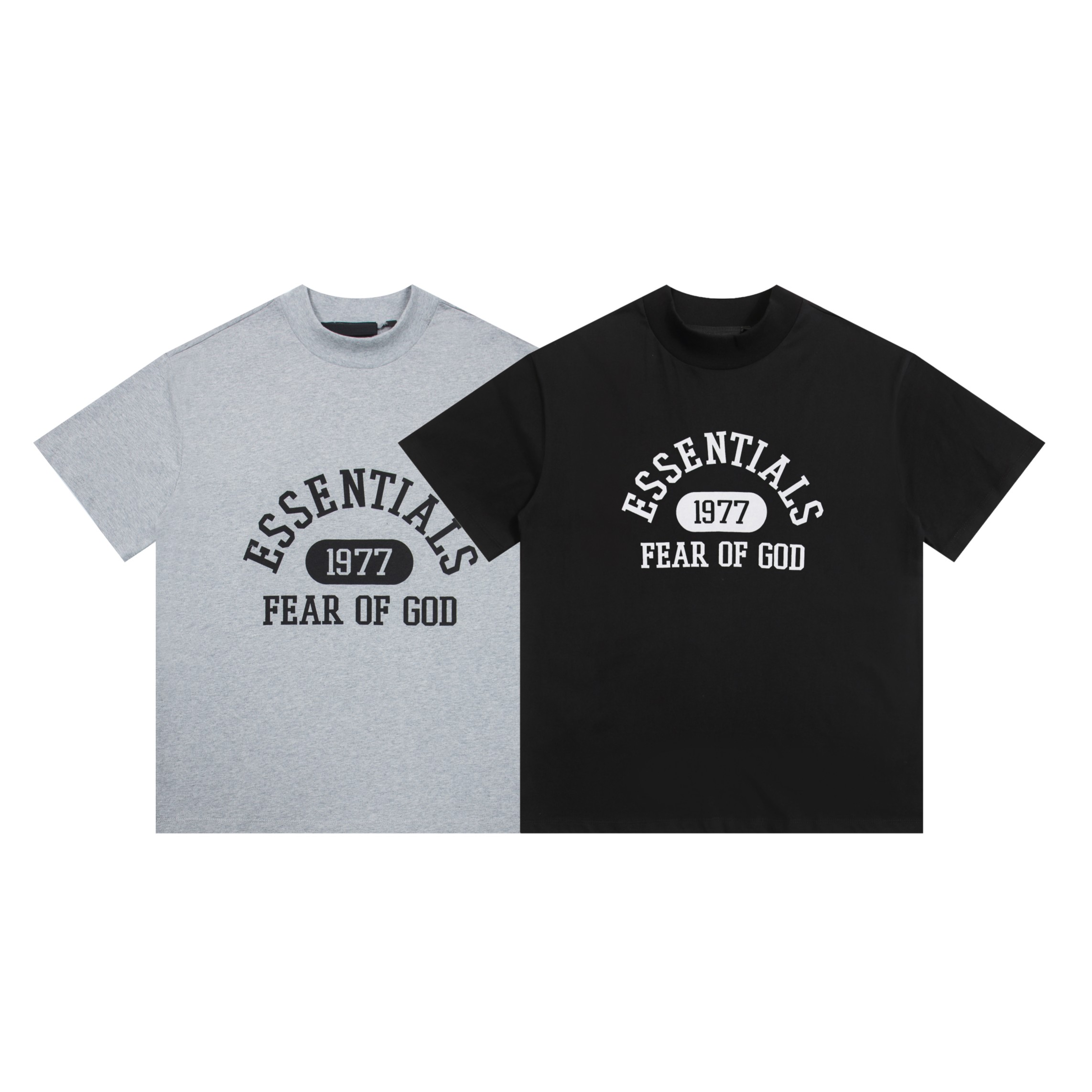 新品 FOG FEAR OF GOD  ESSENTIALS 纯棉1977字母印花宽松短袖T恤
款...