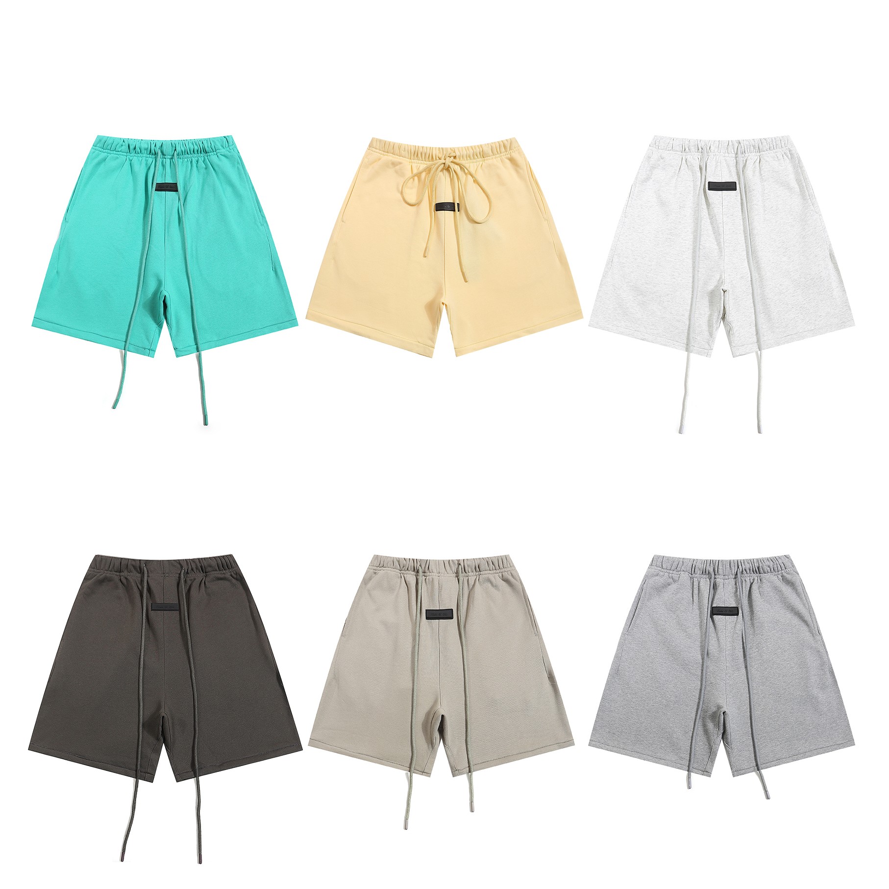 ESSENTIALS FEAR OF GOD新品经典纯色百搭小标短裤
款号：K213#  
...