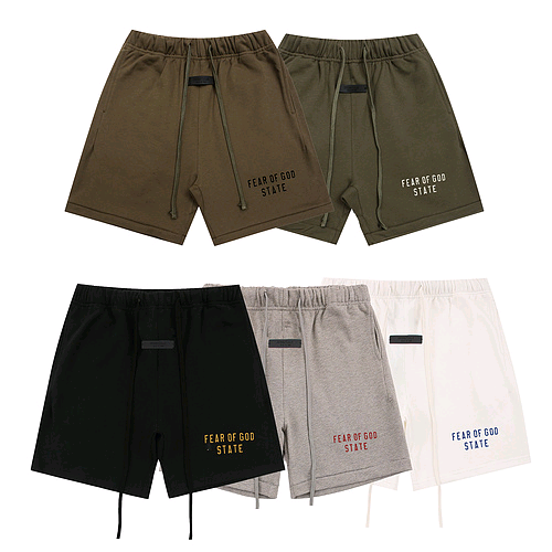 Fear of God Essentials Fall24新品系列印花短裤毛圈卫裤
款号：K2...