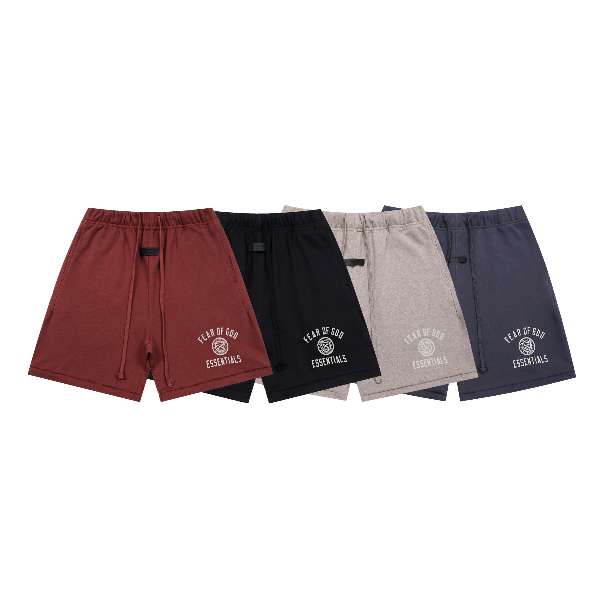 FEAR OF GOD ESSENTIALS 新品学院风印花字母运动短裤
款号：K230#...