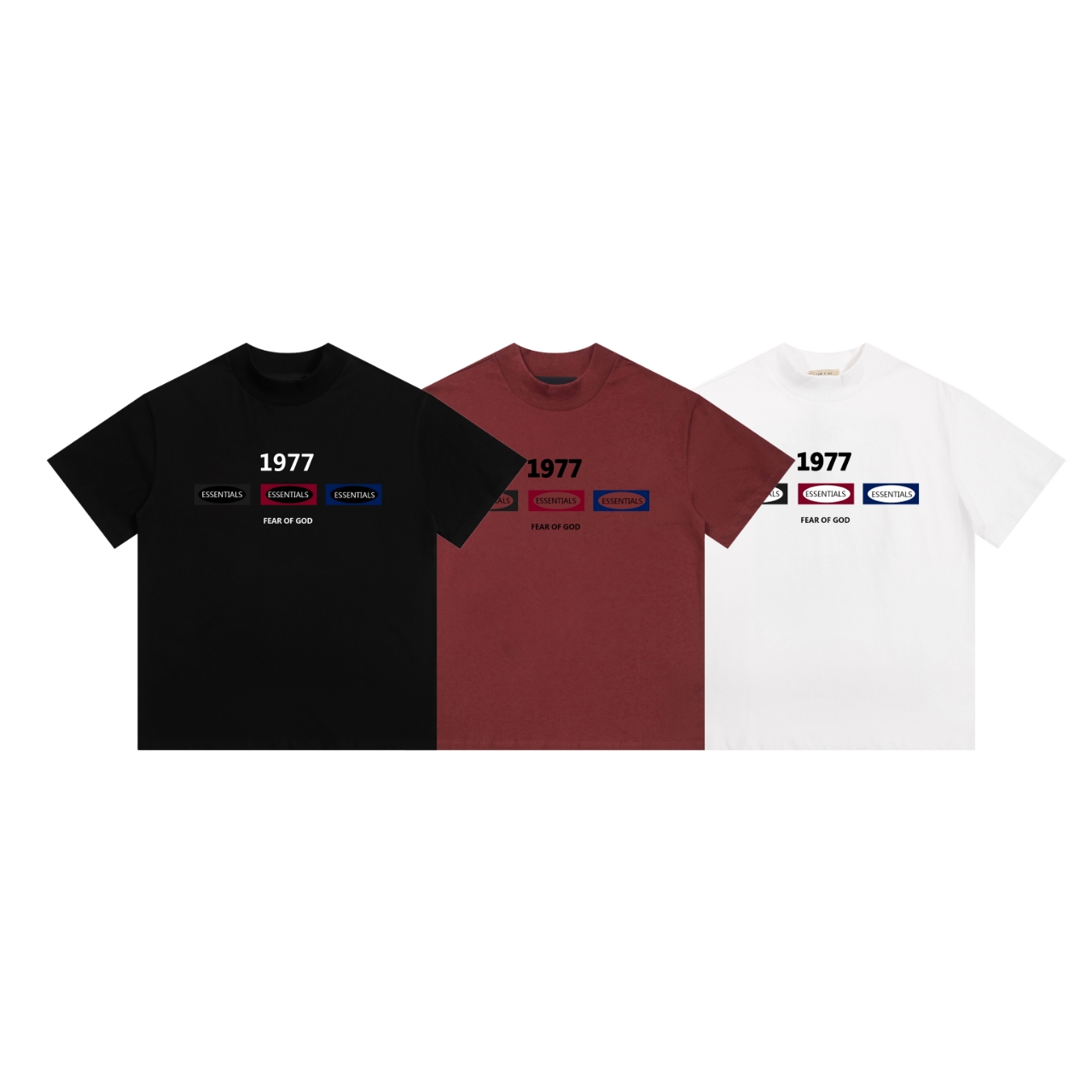 Fear of God Campus Wind Series Short Sleeve T-Shirts in 3 Colors – NCP E2368#