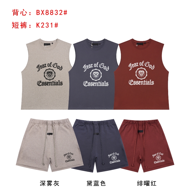 #FOG 套装
＃背心系列 搭配短裤
编号：-pjAQs6g