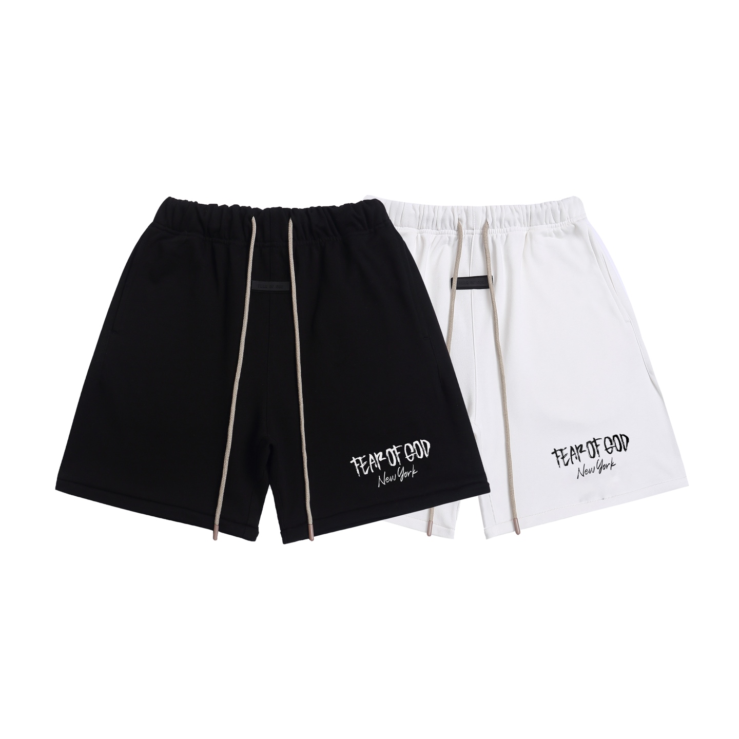 Fear of God New York Pants: Essential Lettered Design in Black & White, Sizes S-XL
