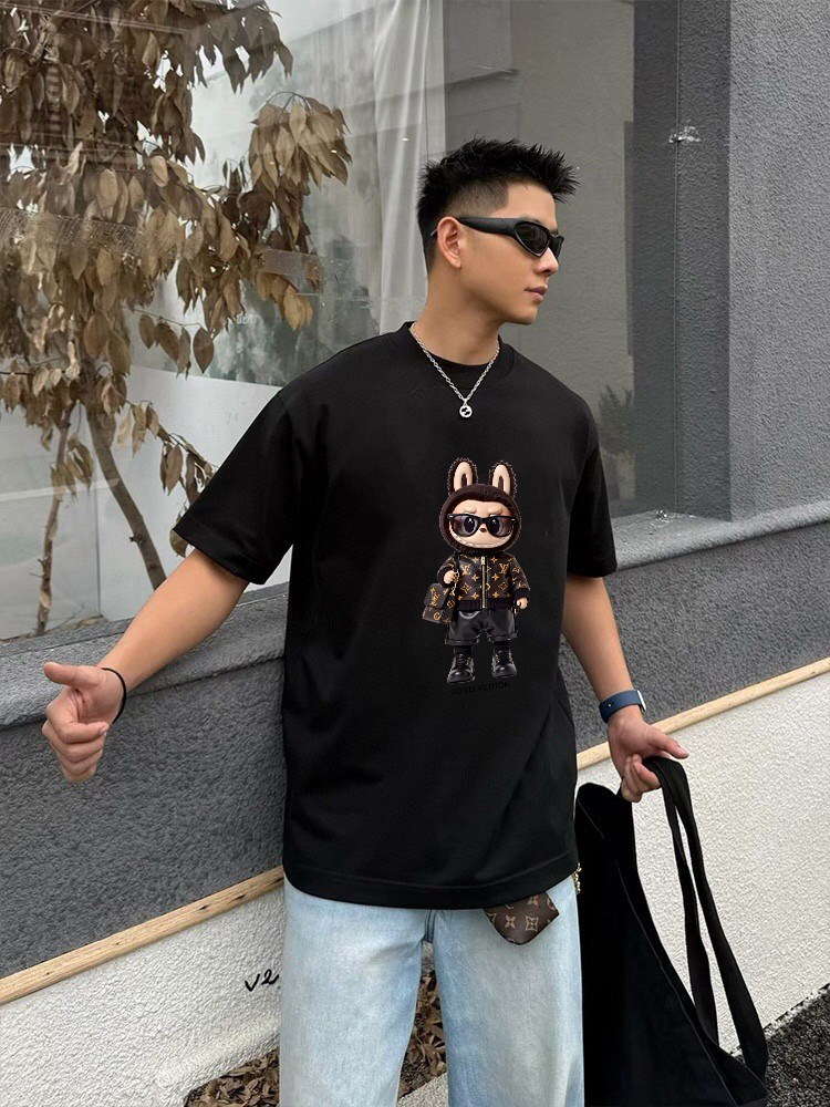 Trendy Louis Vuitton Printed Short Sleeve T-Shirt - Unisex Style 9 a1754412755230 7074