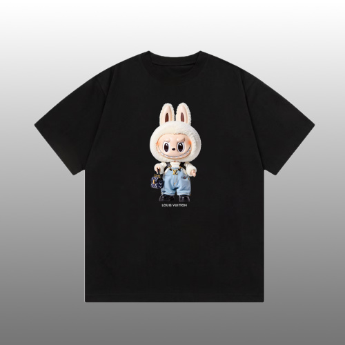 Louis Vuitton Printed Logo Short Sleeve T-Shirt, Trendy and Versatile 1 Louis Vuitton Printed Logo Short Sleeve T-Shirt, Trendy and Versatile
